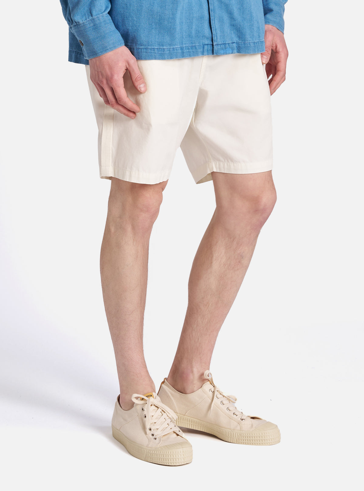 Ecru Summer Canvas Beach Short