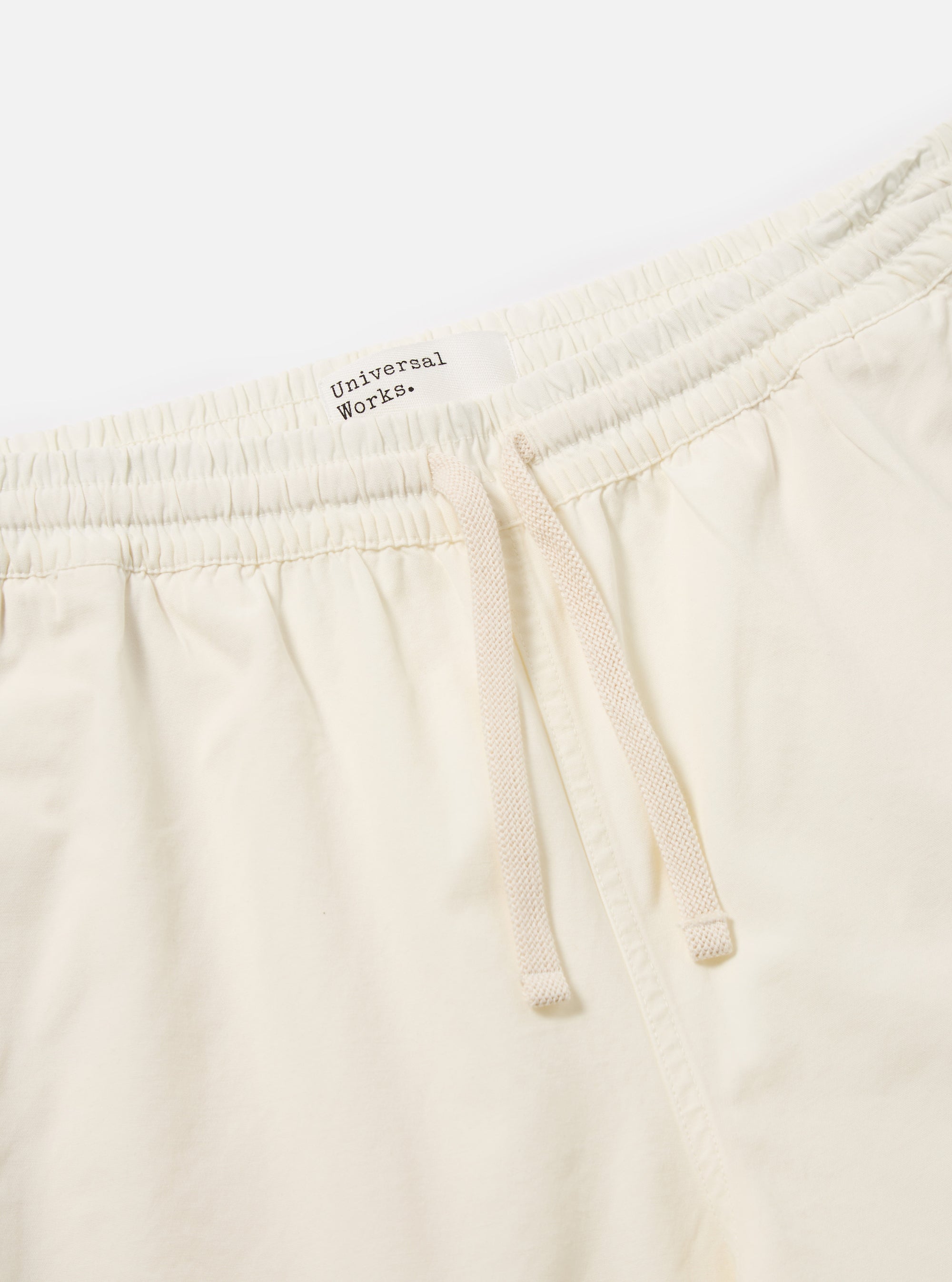 Ecru Summer Canvas Beach Short
