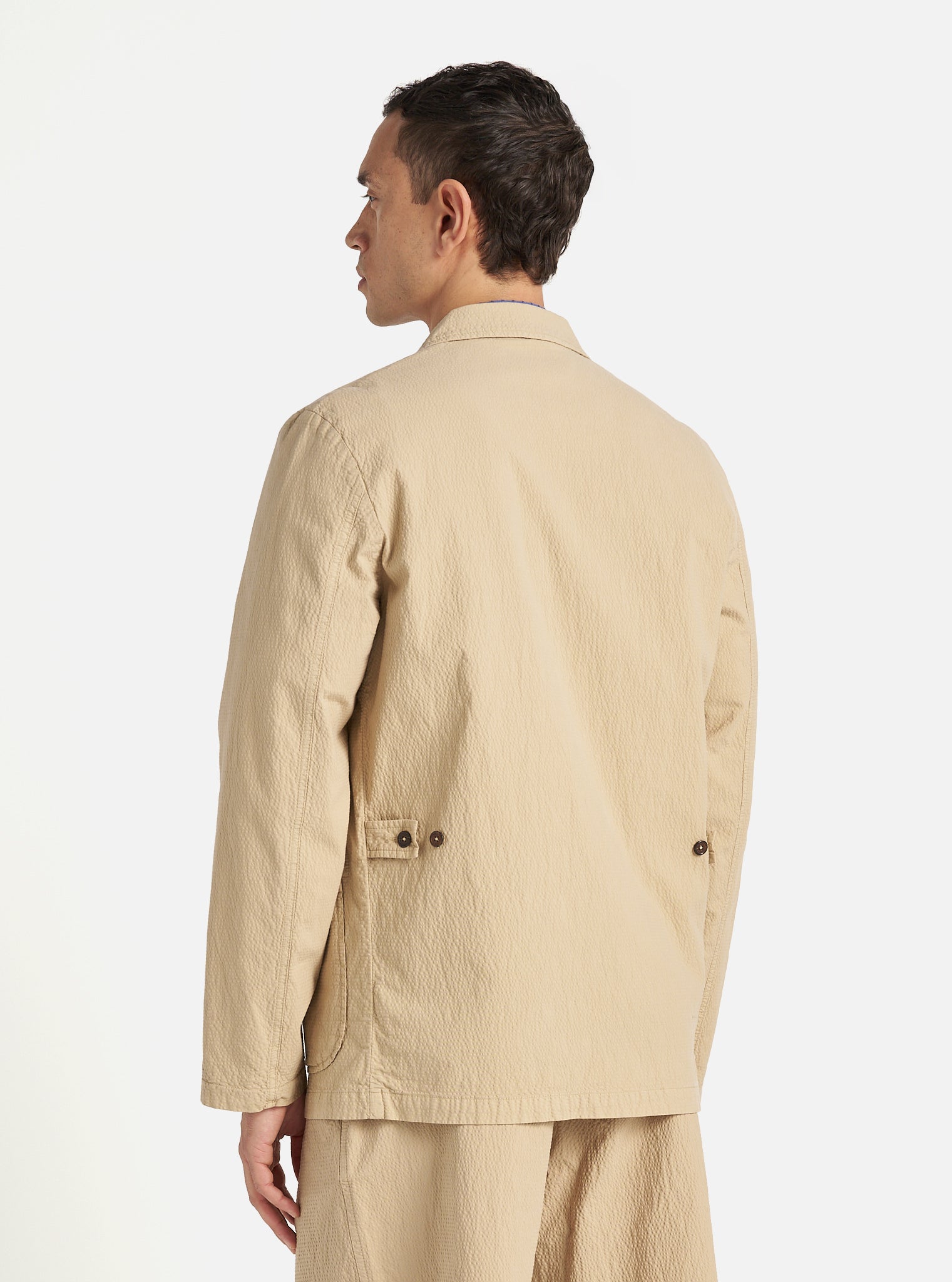 Sand Seersucker II Five Pocket Jacket