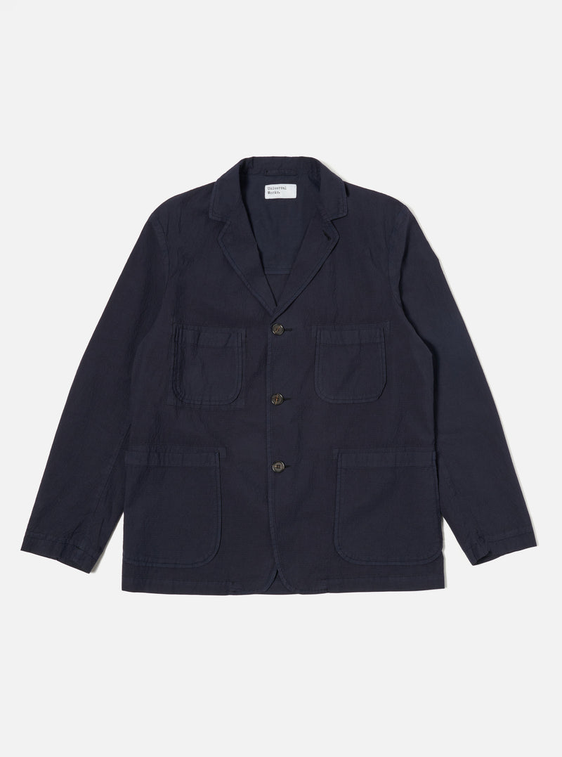 Navy Seersucker II Five Pocket Jacket