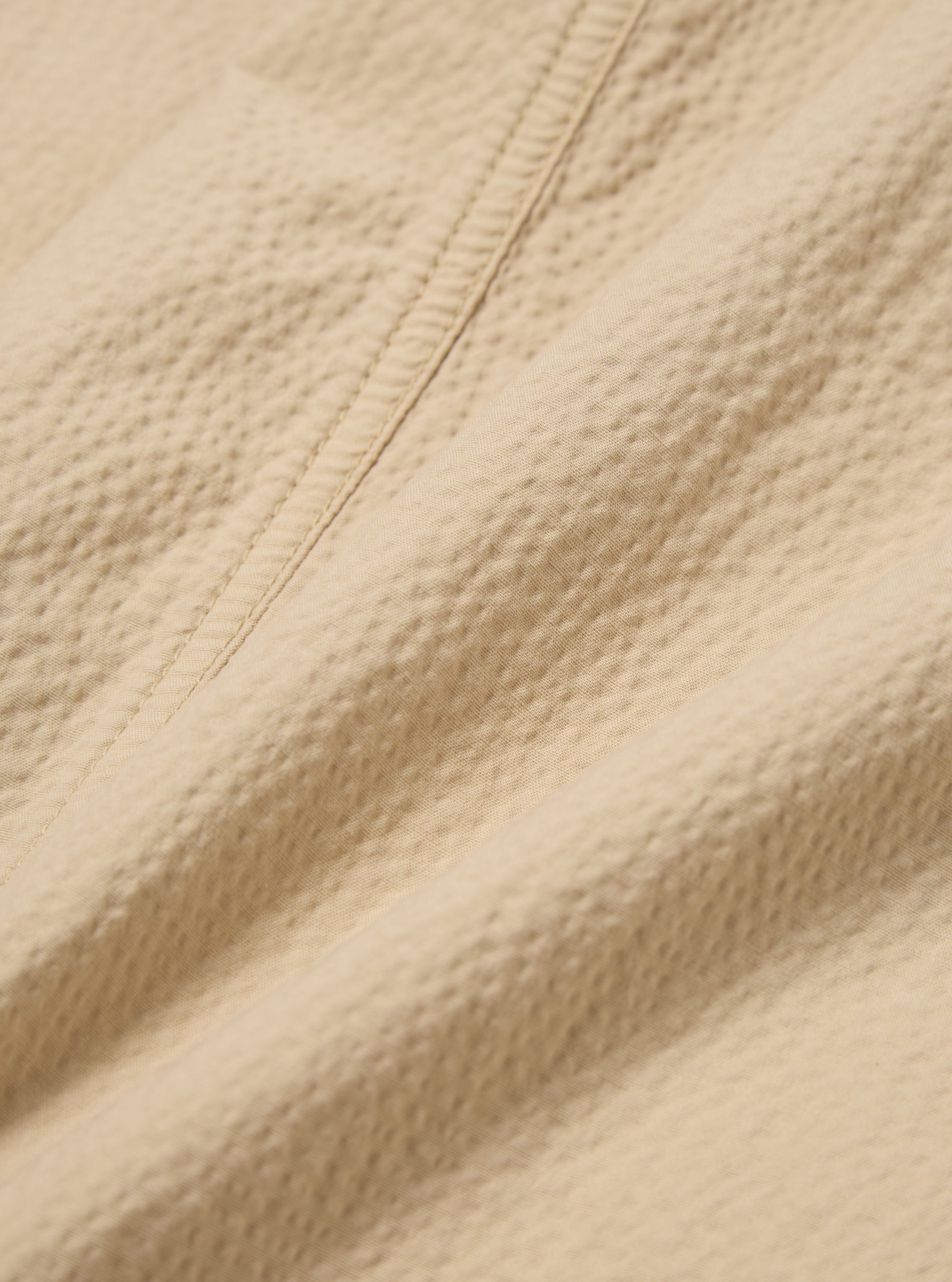 Sand Seersucker II Bakers Jacket