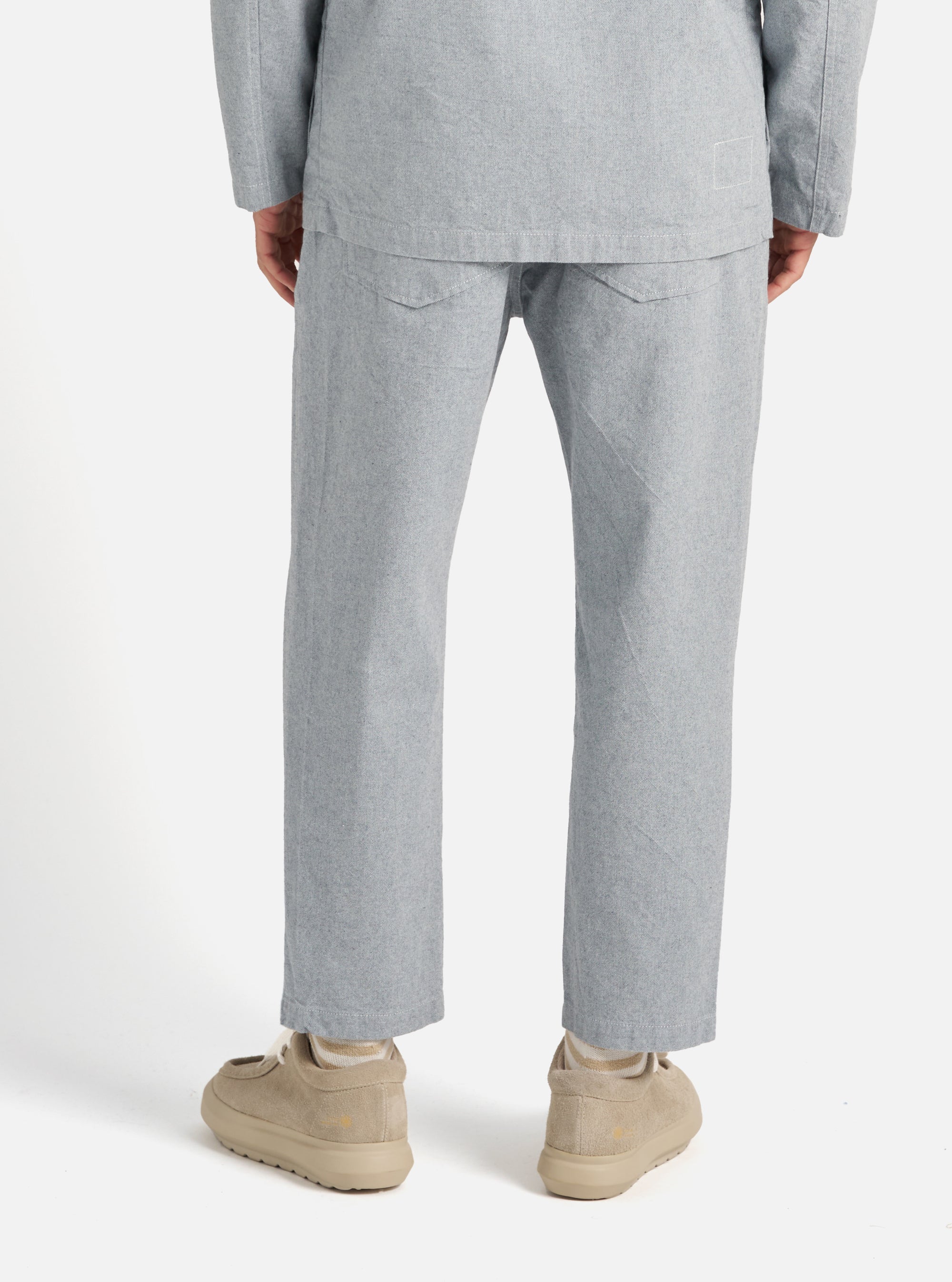 Indigo Reworked Jean Cloth Hi Water Trouser