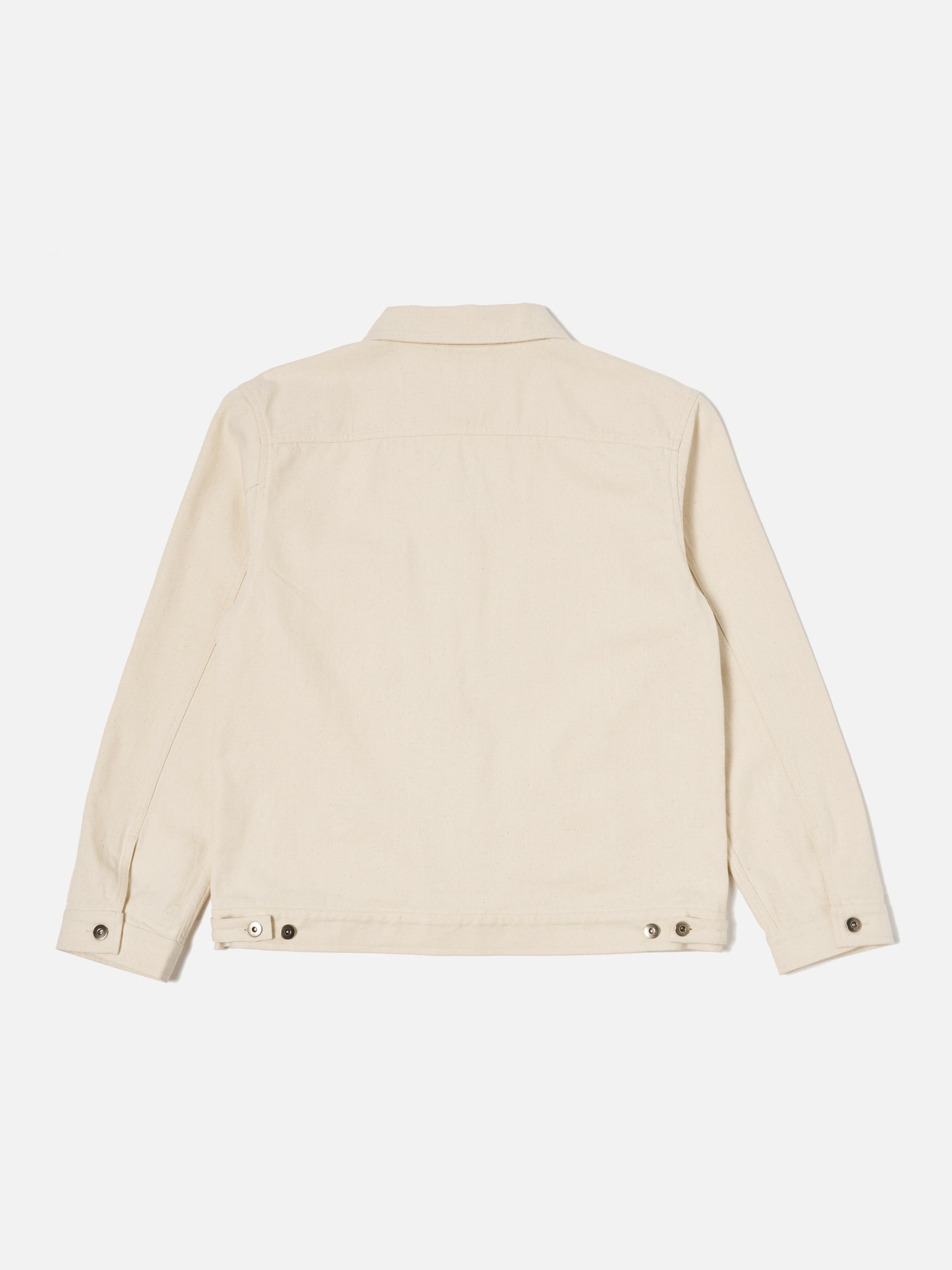 Ecru Recycled Cotton Trucker Jacket