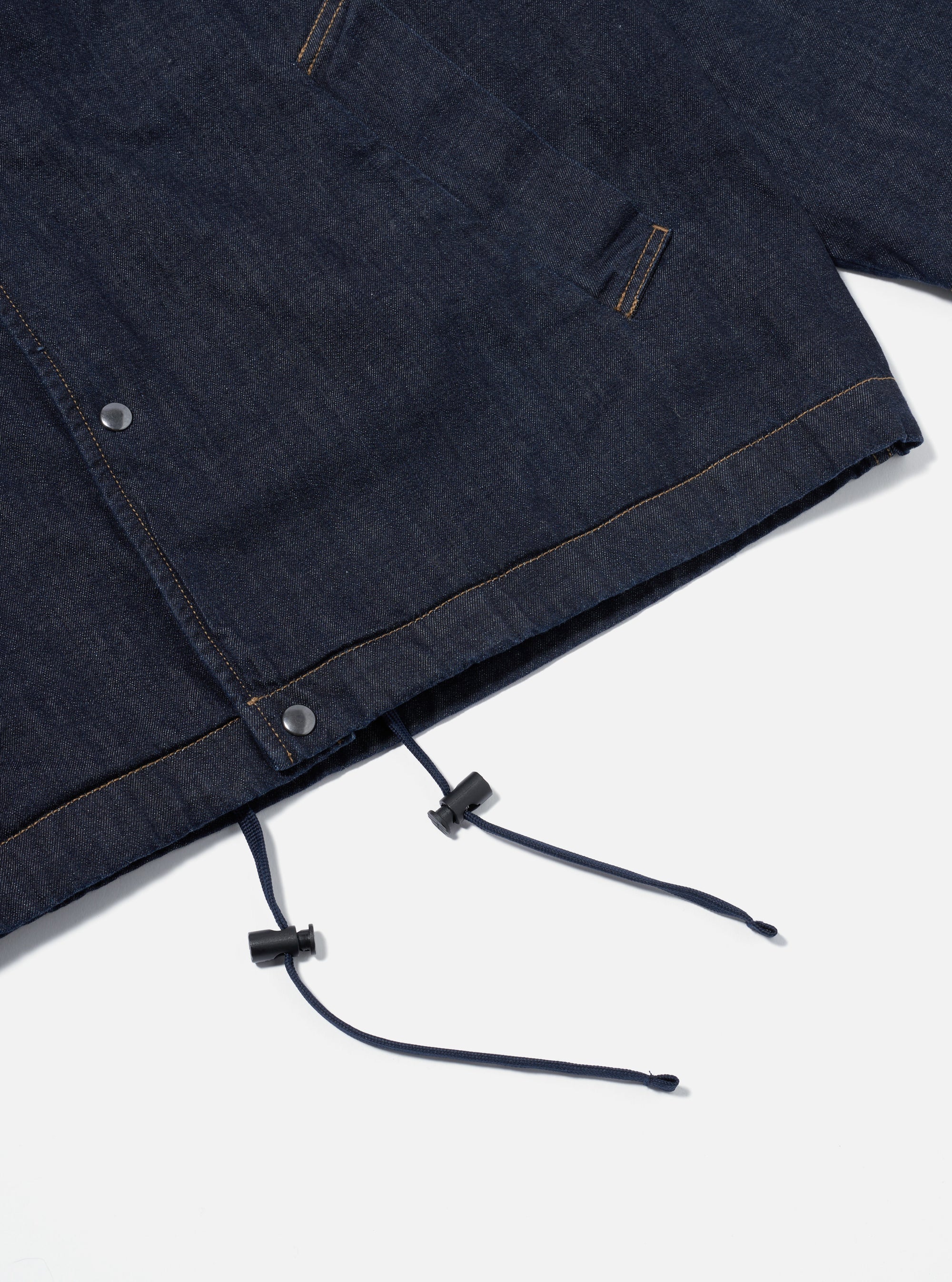 Indigo 8oz Organic Denim Head Coach Jacket