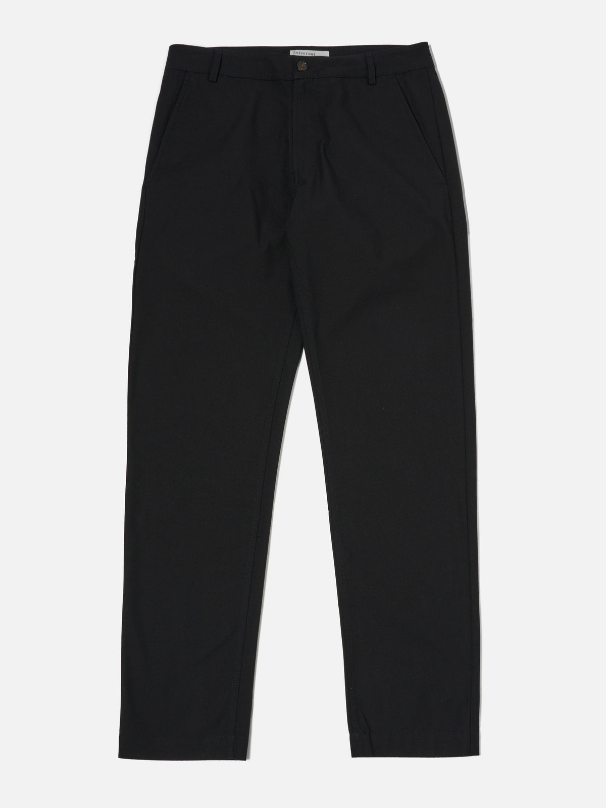 Black Valencia Cotton Military Chino