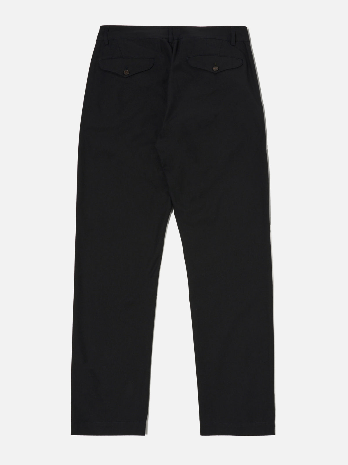 Black Valencia Cotton Military Chino