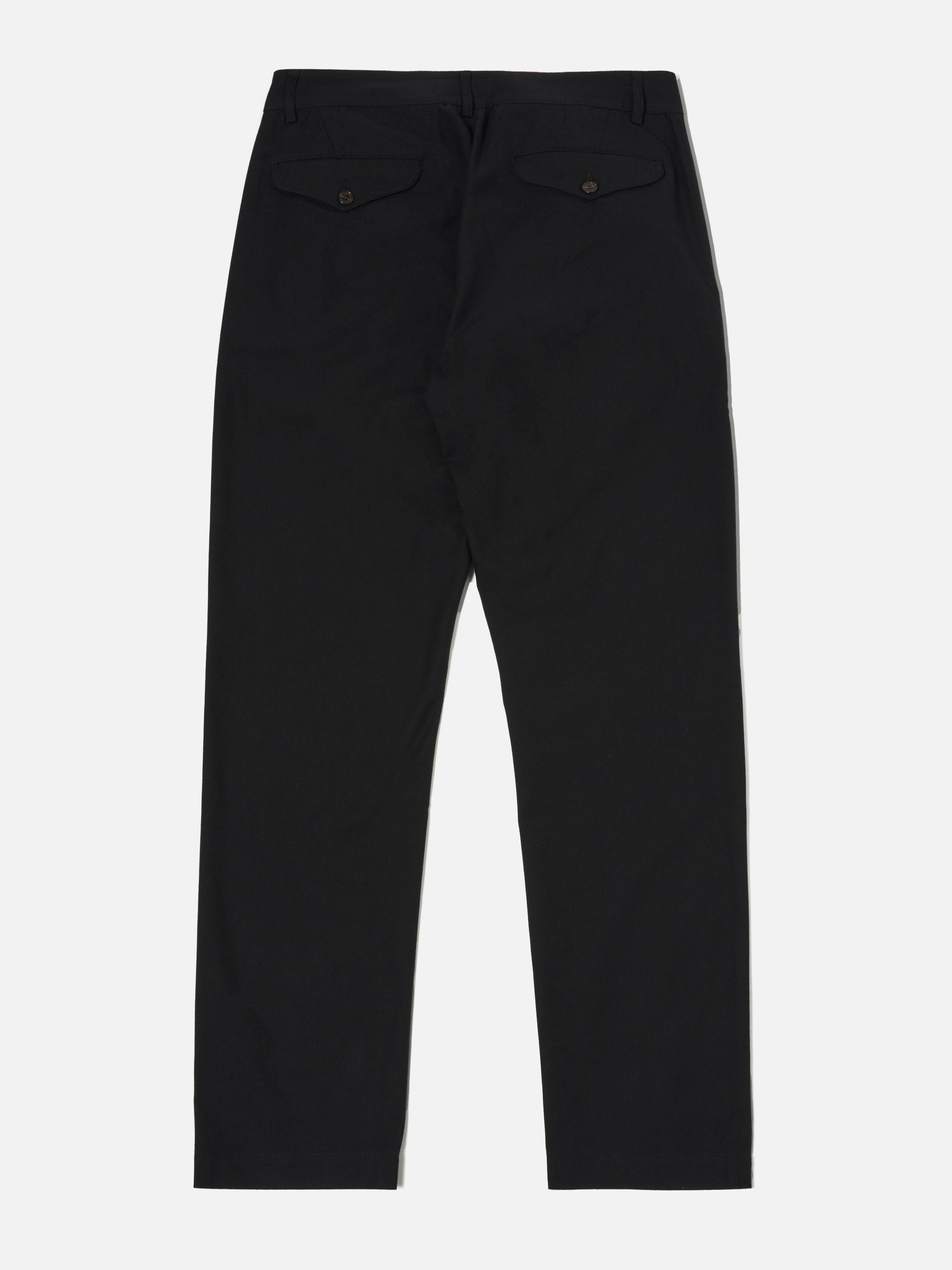 Black Valencia Cotton Military Chino
