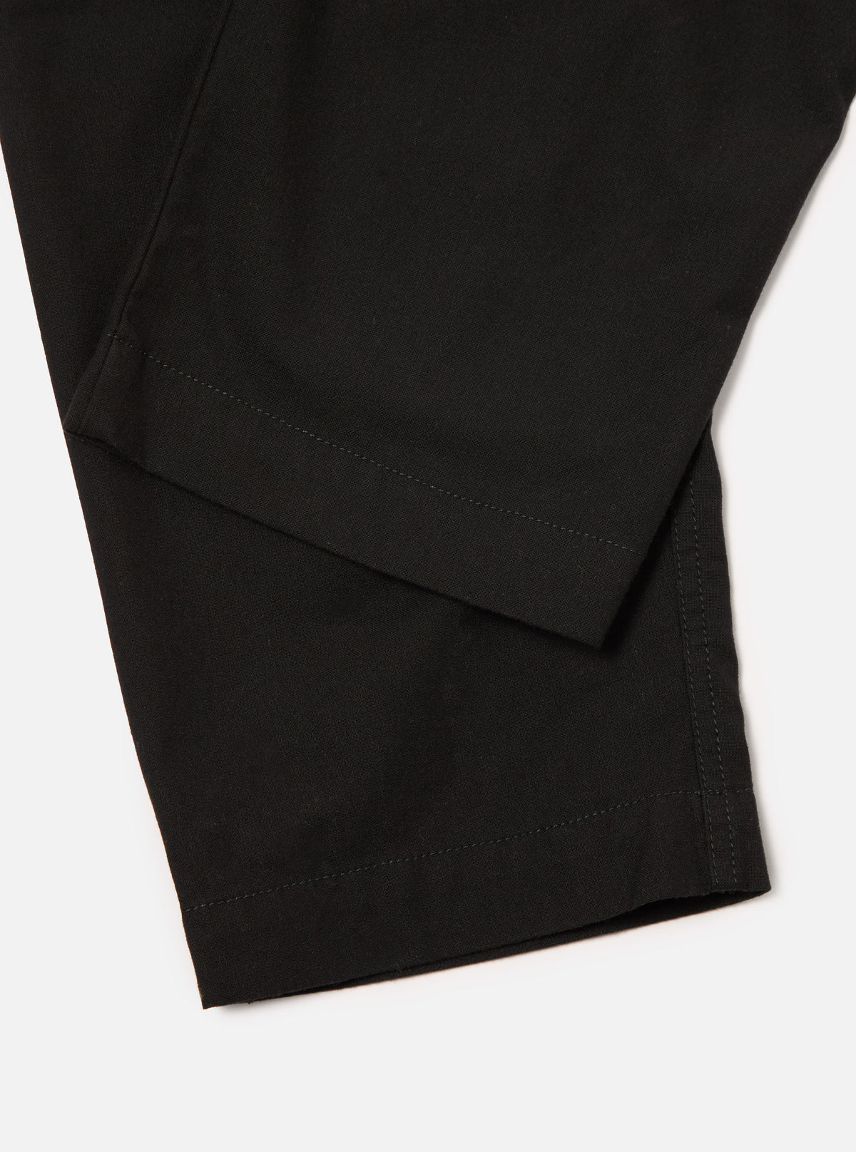 Black Valencia Cotton Military Chino