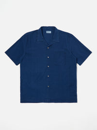 Washed Indigo Seersucker Road Shirt