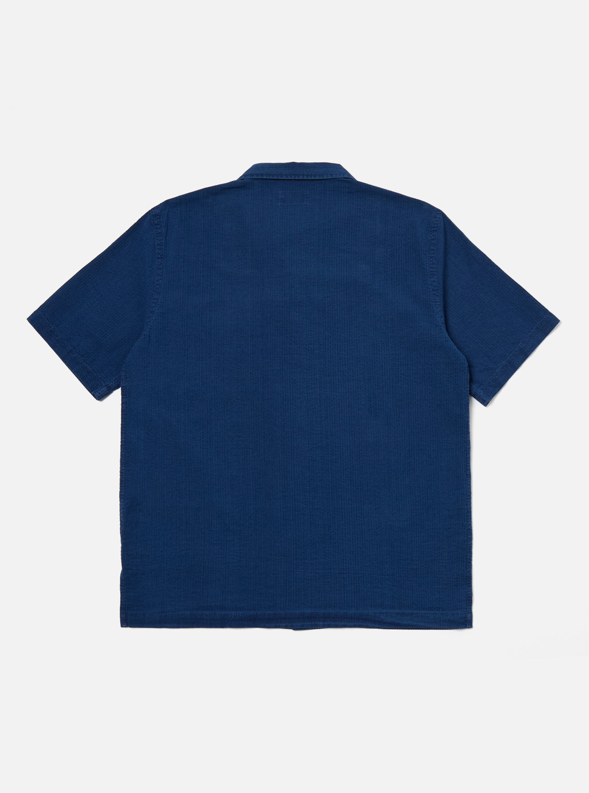 Washed Indigo Seersucker Road Shirt