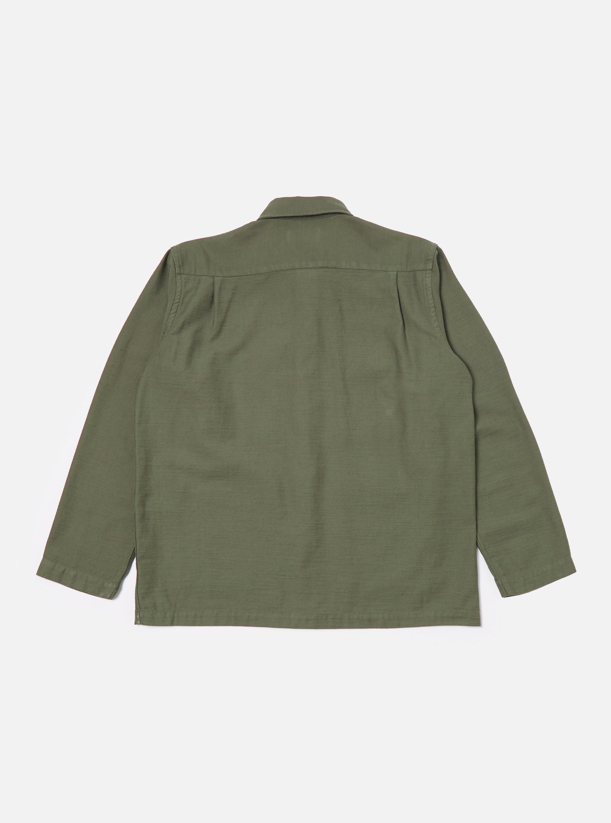 Olive Slub Sateen Dockside Jacket