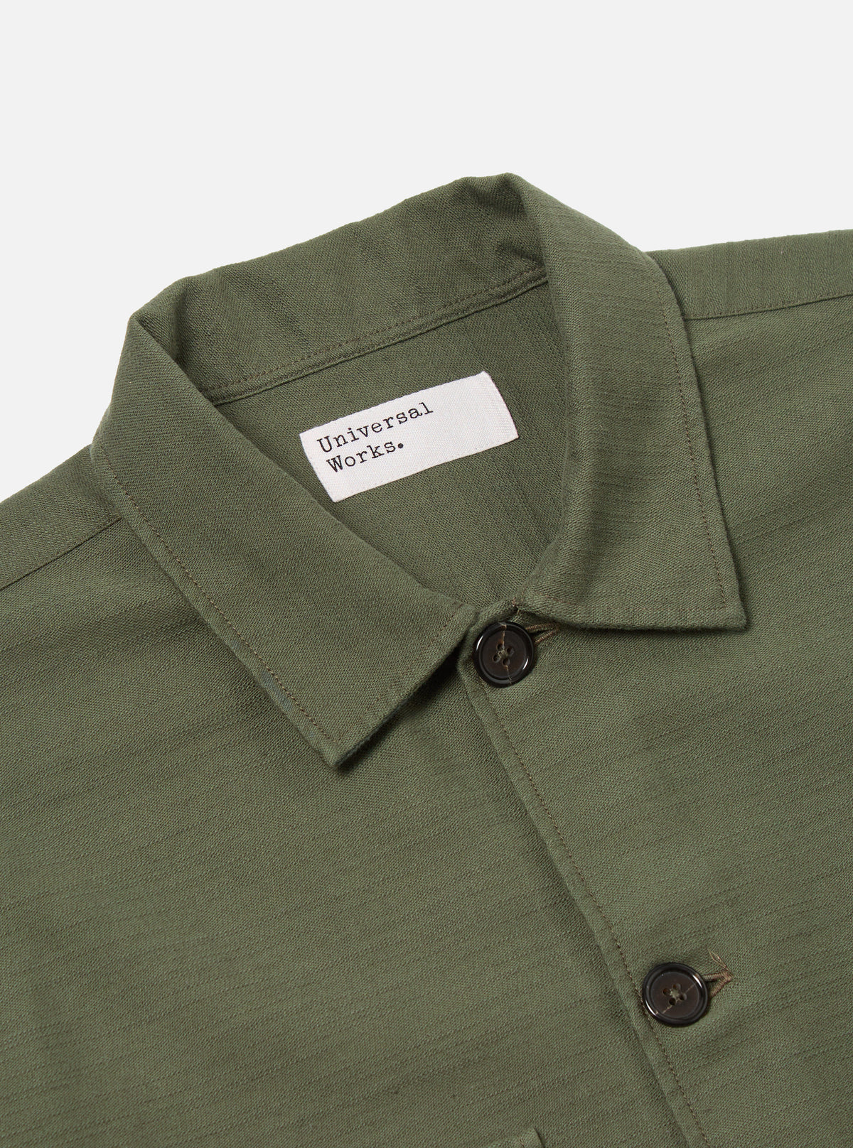 Olive Slub Sateen Dockside Jacket