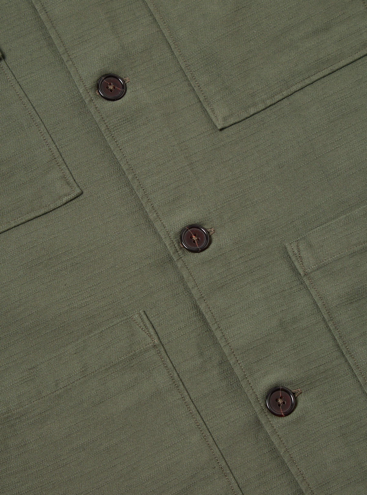 Olive Slub Sateen Dockside Jacket