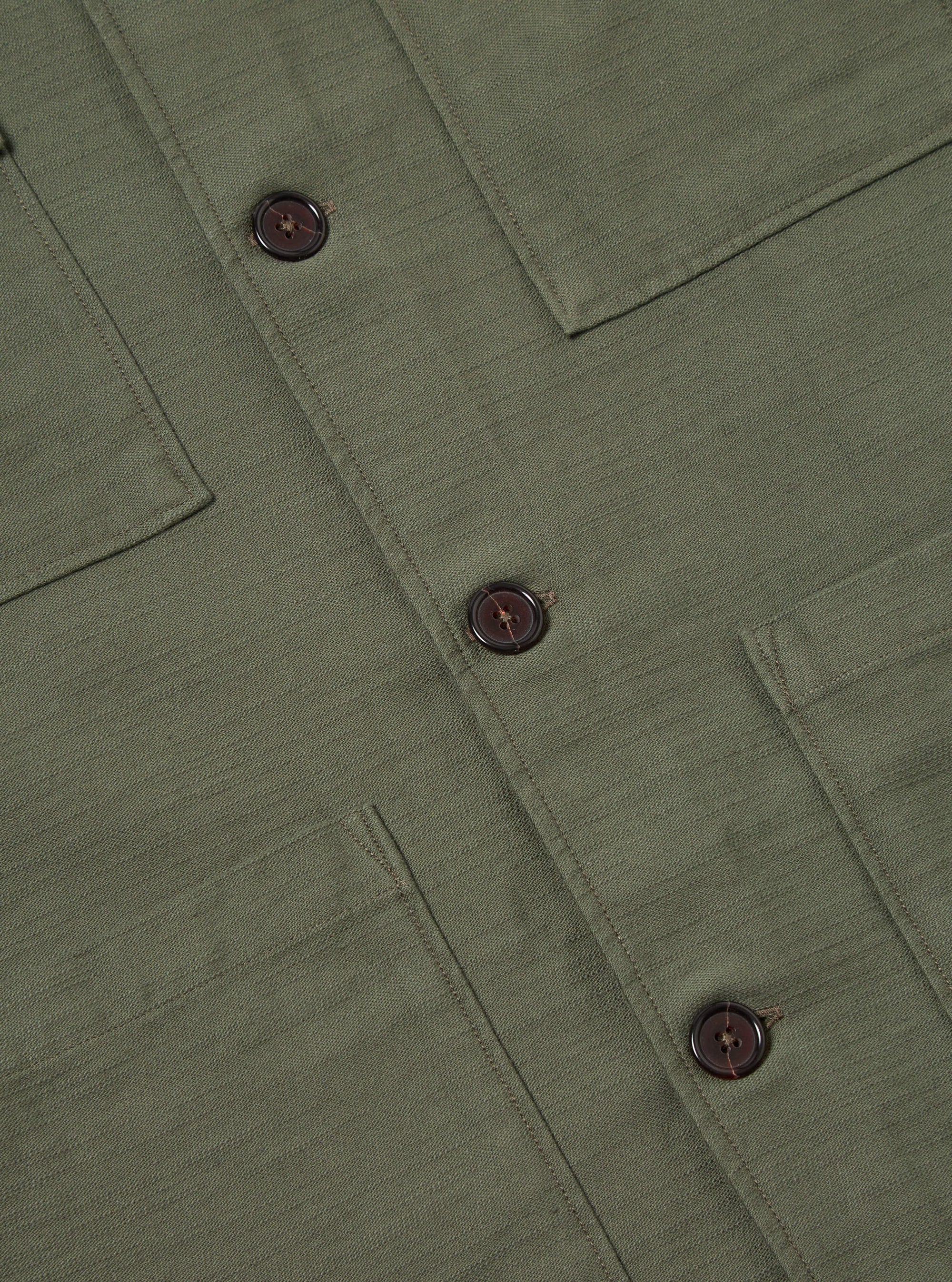 Olive Slub Sateen Dockside Jacket