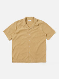 Dark Sand Gardenia Lycot Camp Shirt