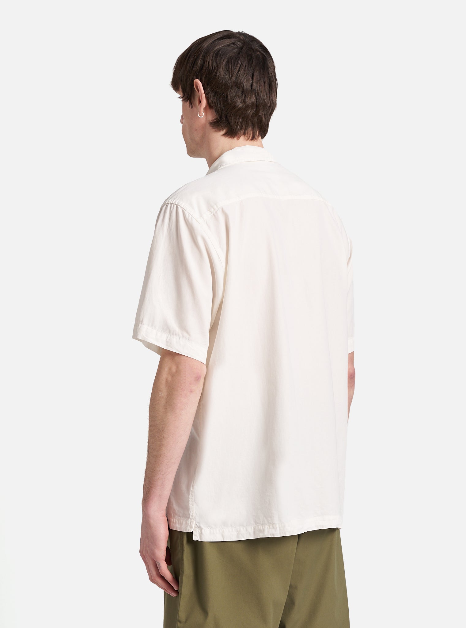 Ecru Gardenia Lycot Camp Shirt
