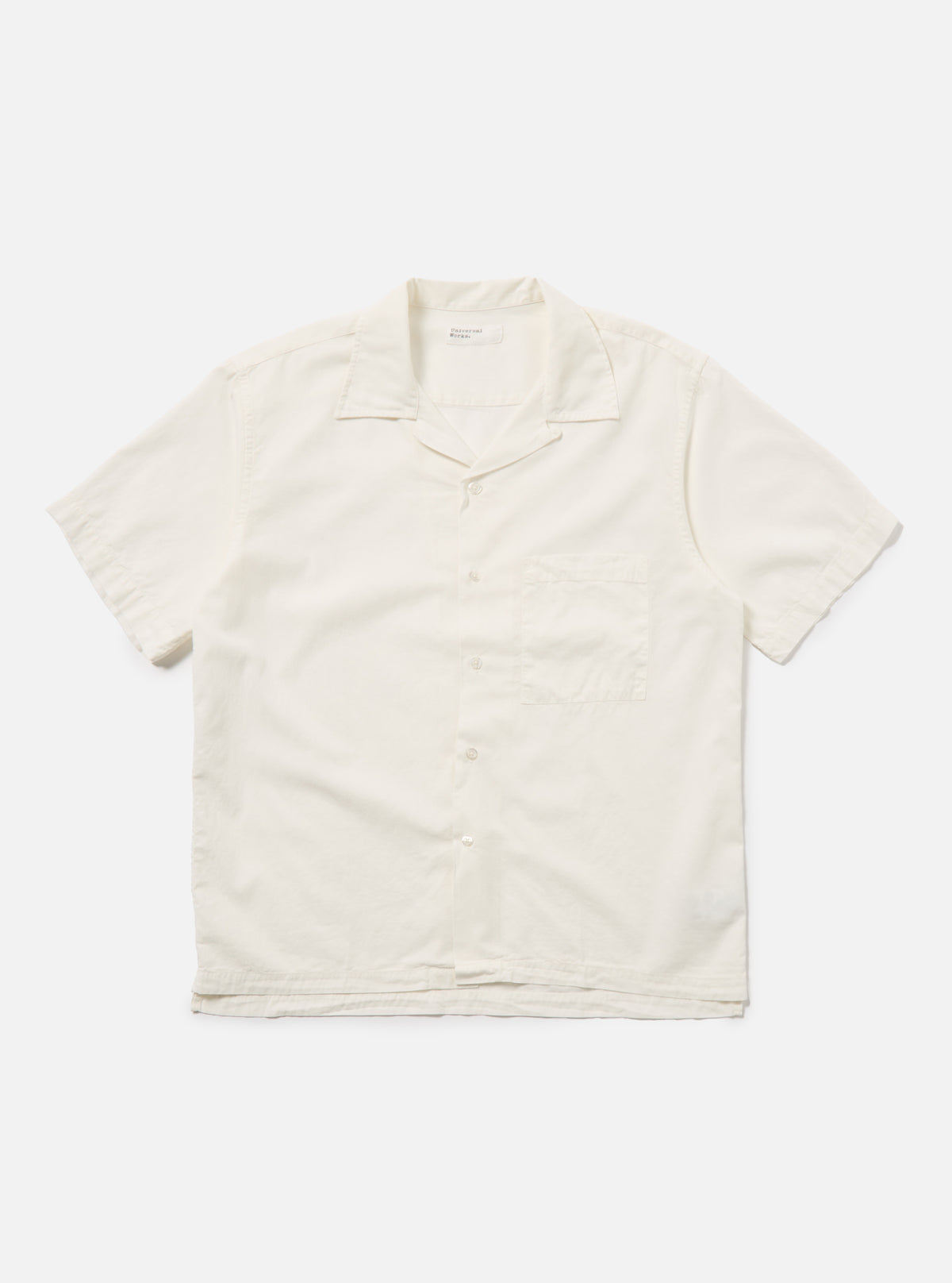 Ecru Gardenia Lycot Camp Shirt