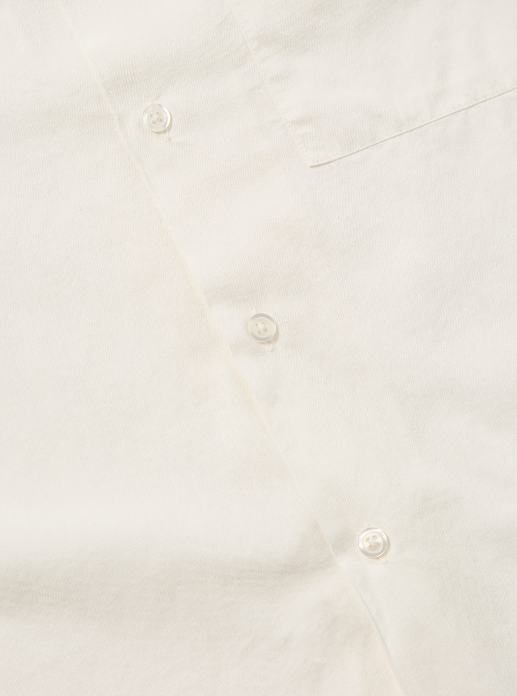 Ecru Gardenia Lycot Camp Shirt