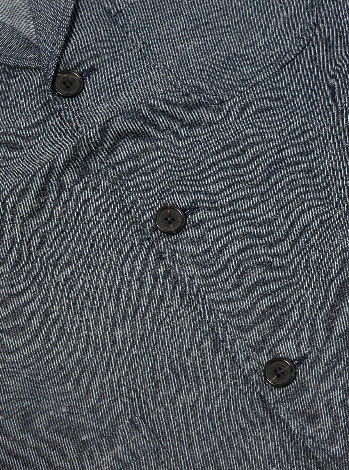 Denim Lord Cotton Linen Three Button Jacket