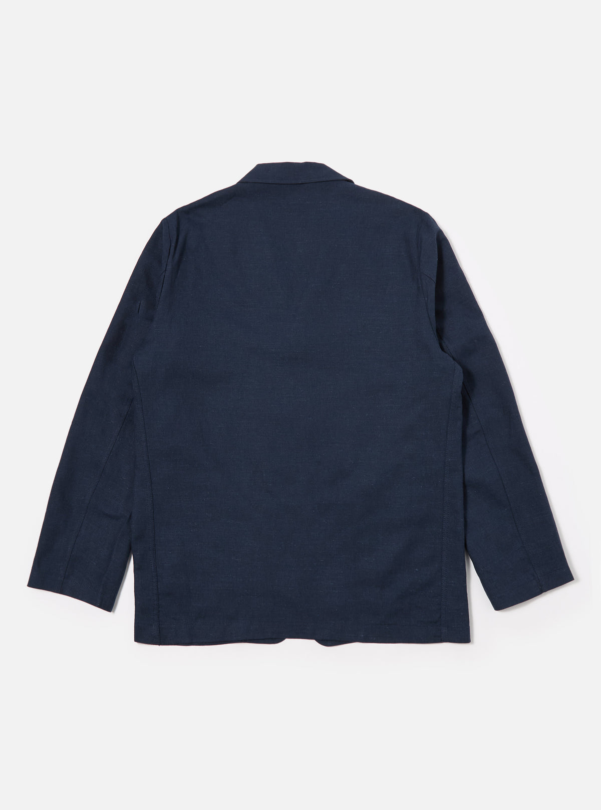 Navy Lord Cotton Linen Three Button Jacket