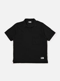 Black Piquet Vacation Polo