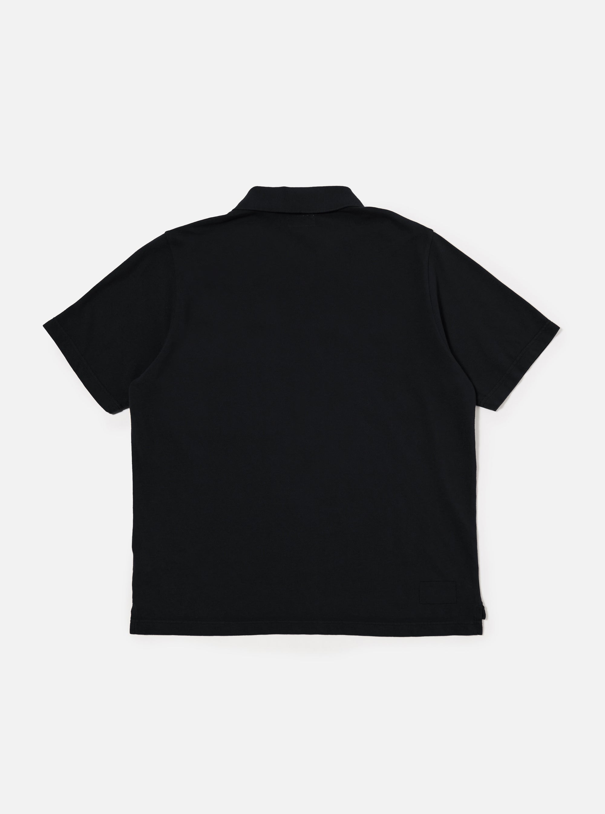 Black Piquet Vacation Polo