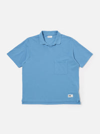 Summer Blue Piquet Vacation Polo