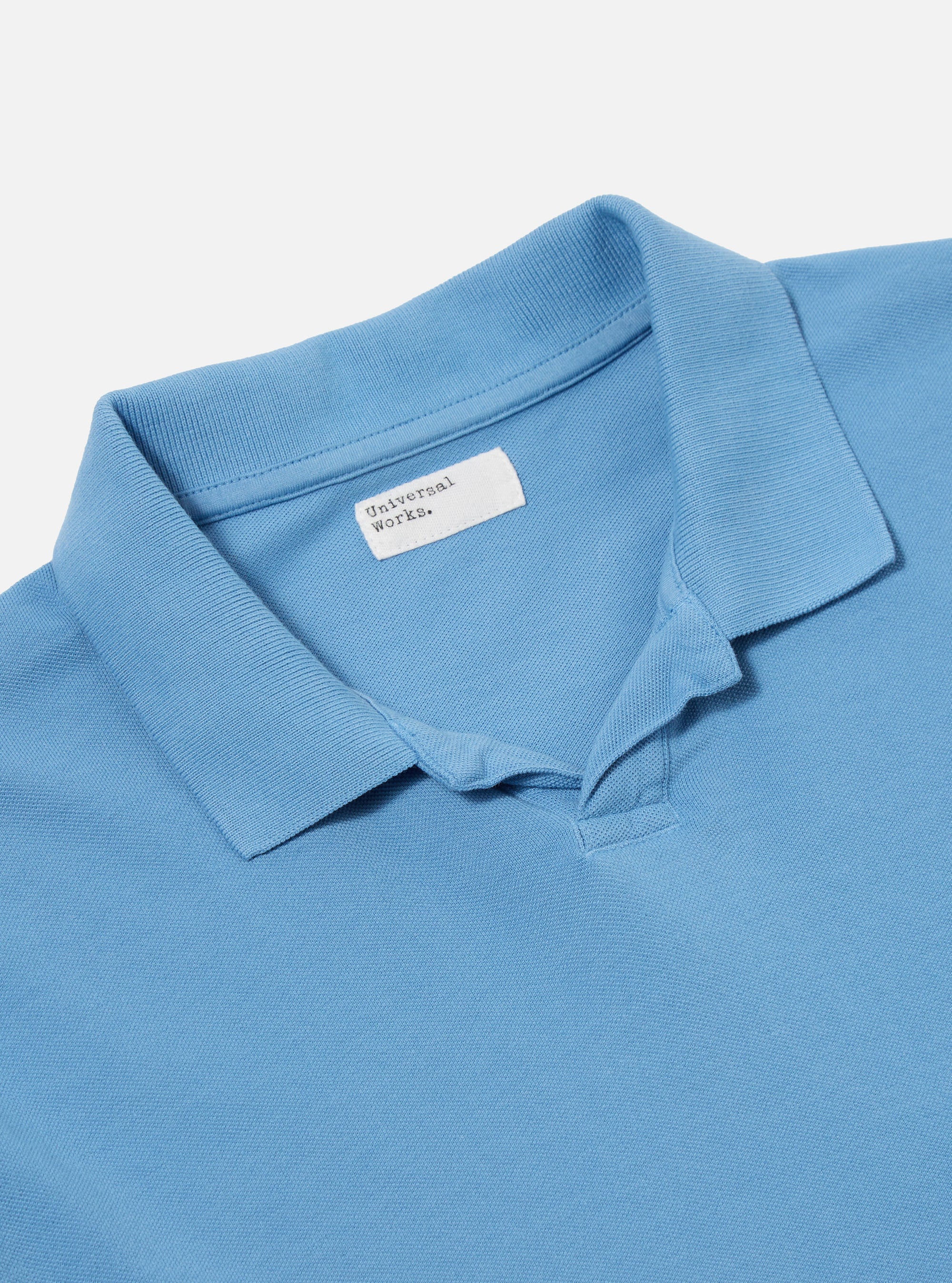 Summer Blue Piquet Vacation Polo