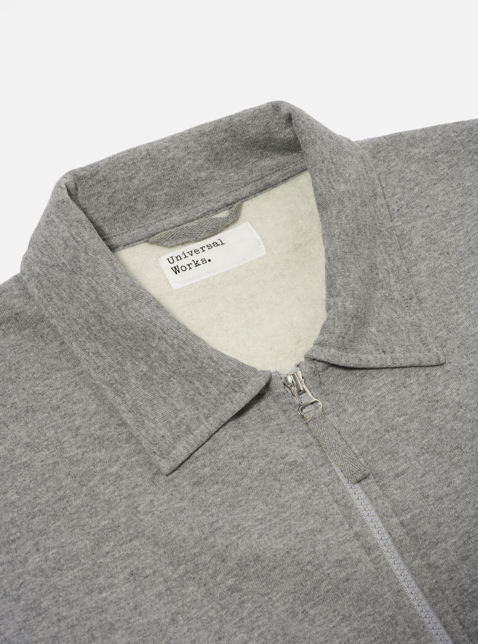 Grey Marl Recycled Cotton Blend Jersey Tyler Jacket