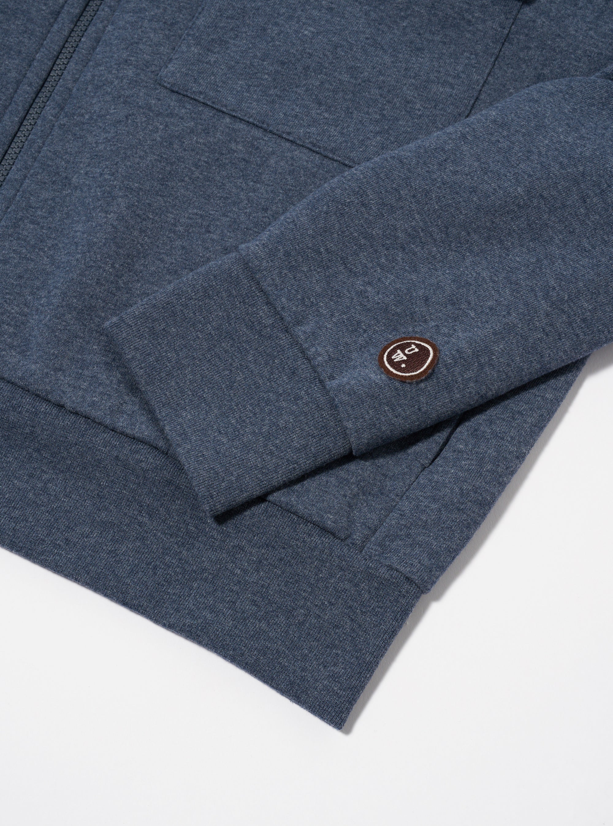 Navy Recycled Cotton Blend Jersey Tyler Jacket
