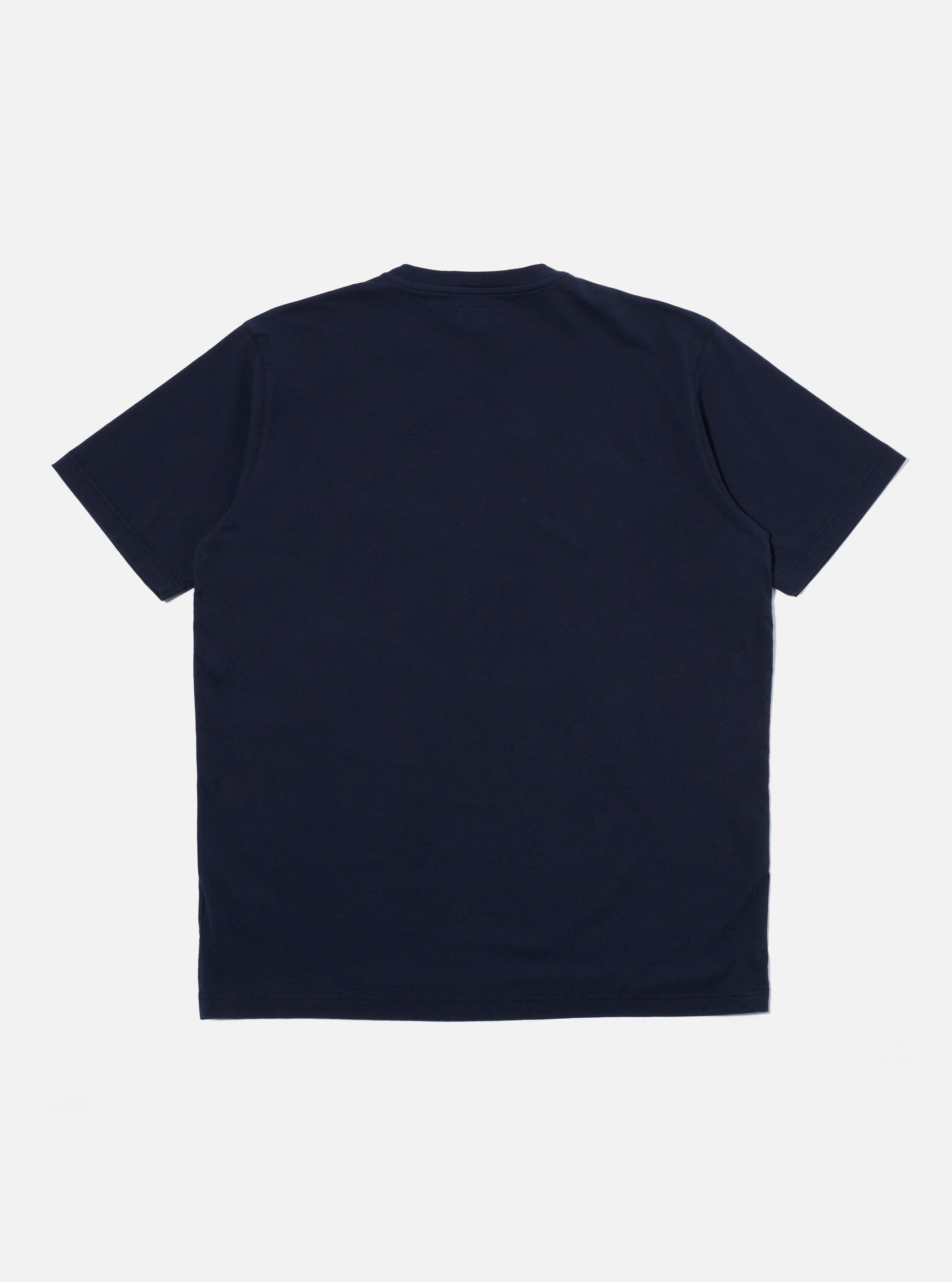 Bright Navy Organic Jersey Print Pocket Tee