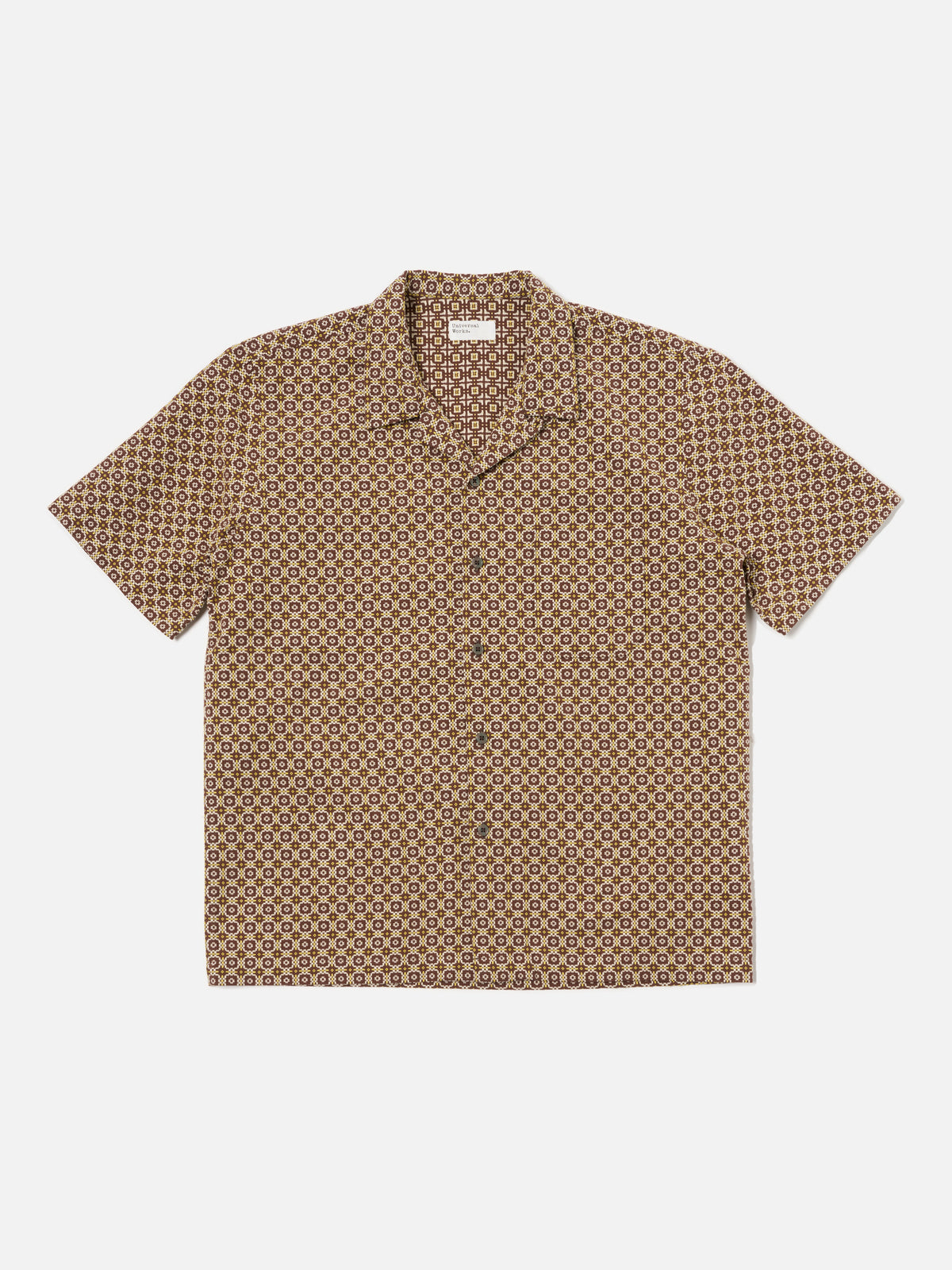 Brown Tile 1 Cotton Road Shirt