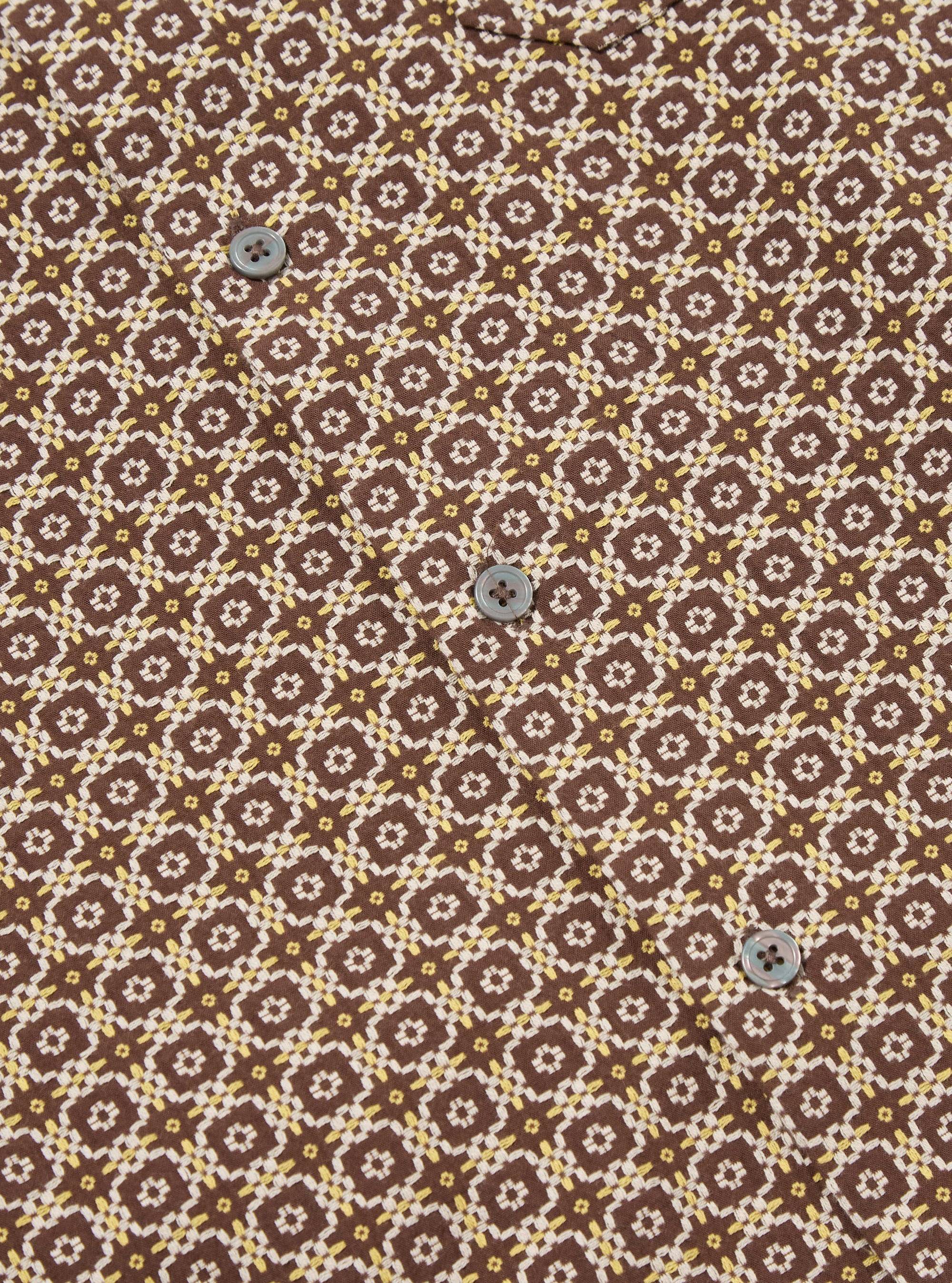 Brown Tile 1 Cotton Road Shirt