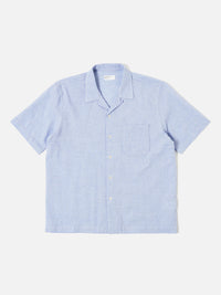 Pale Blue Seersucker Road Shirt