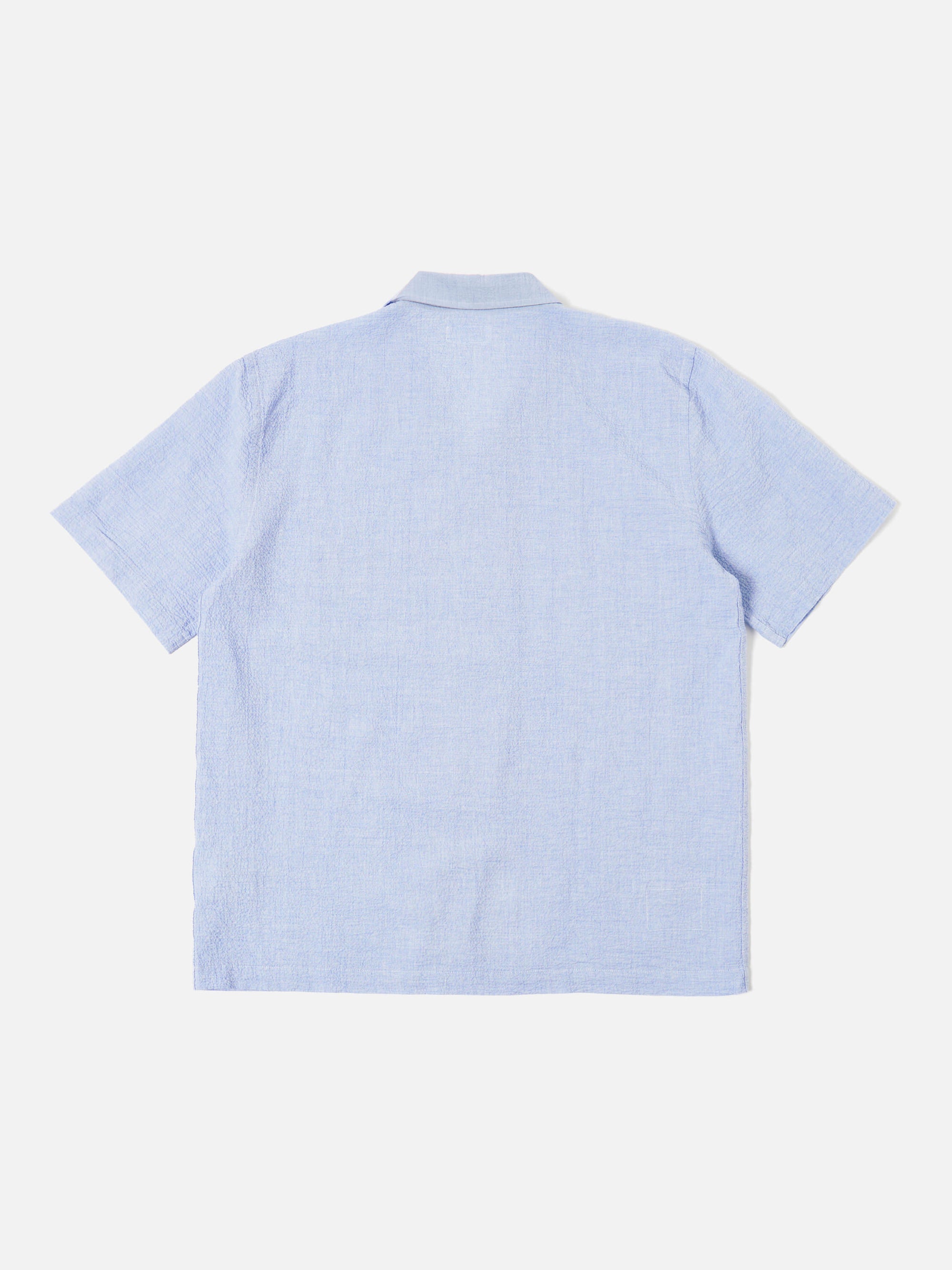 Pale Blue Seersucker Road Shirt