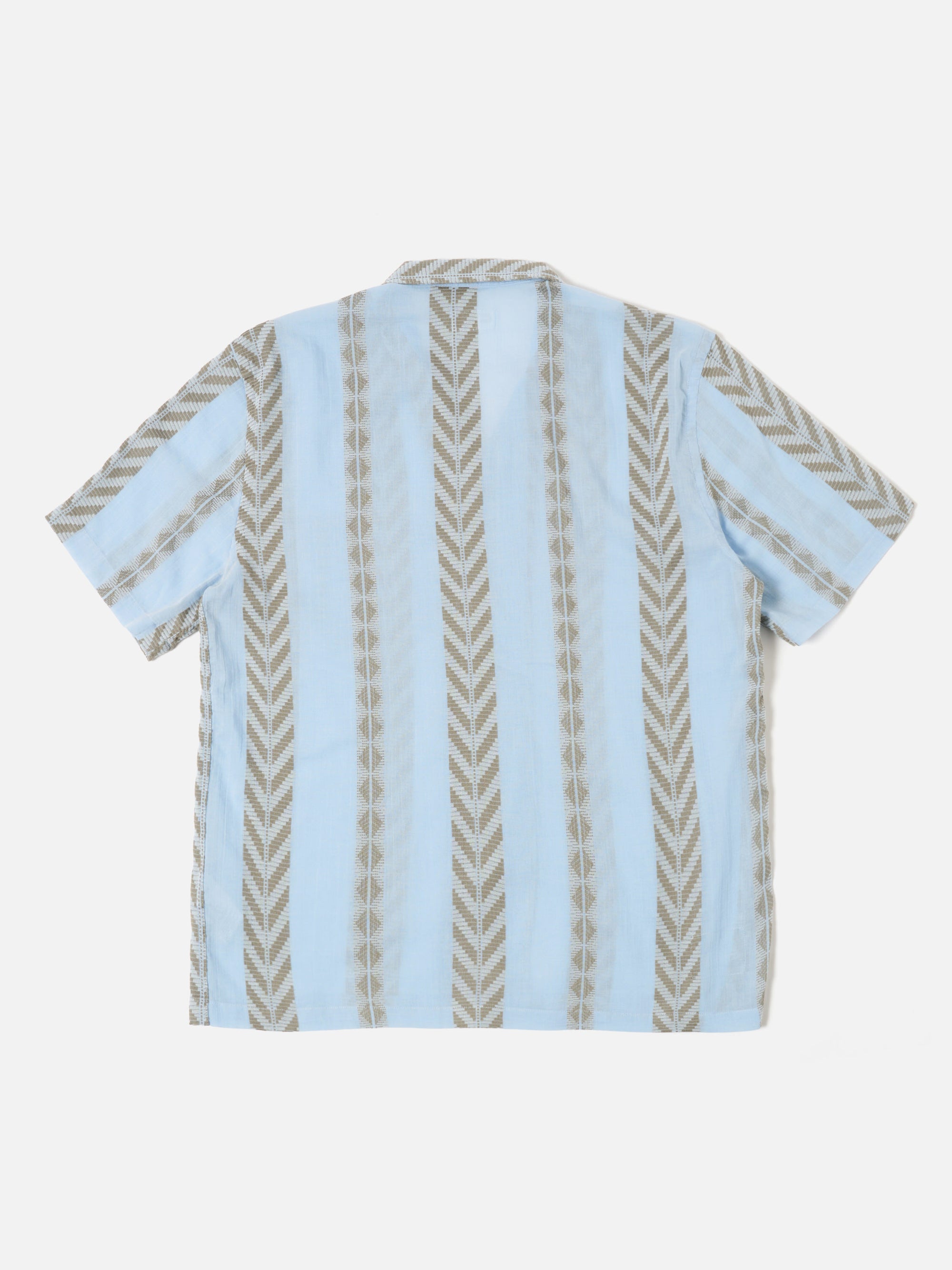 Pale Blue Hendrix Beach Stripe Road Shirt