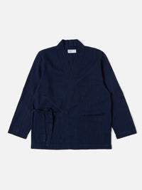Indigo Herringbone Denim Kyoto Work Jacket