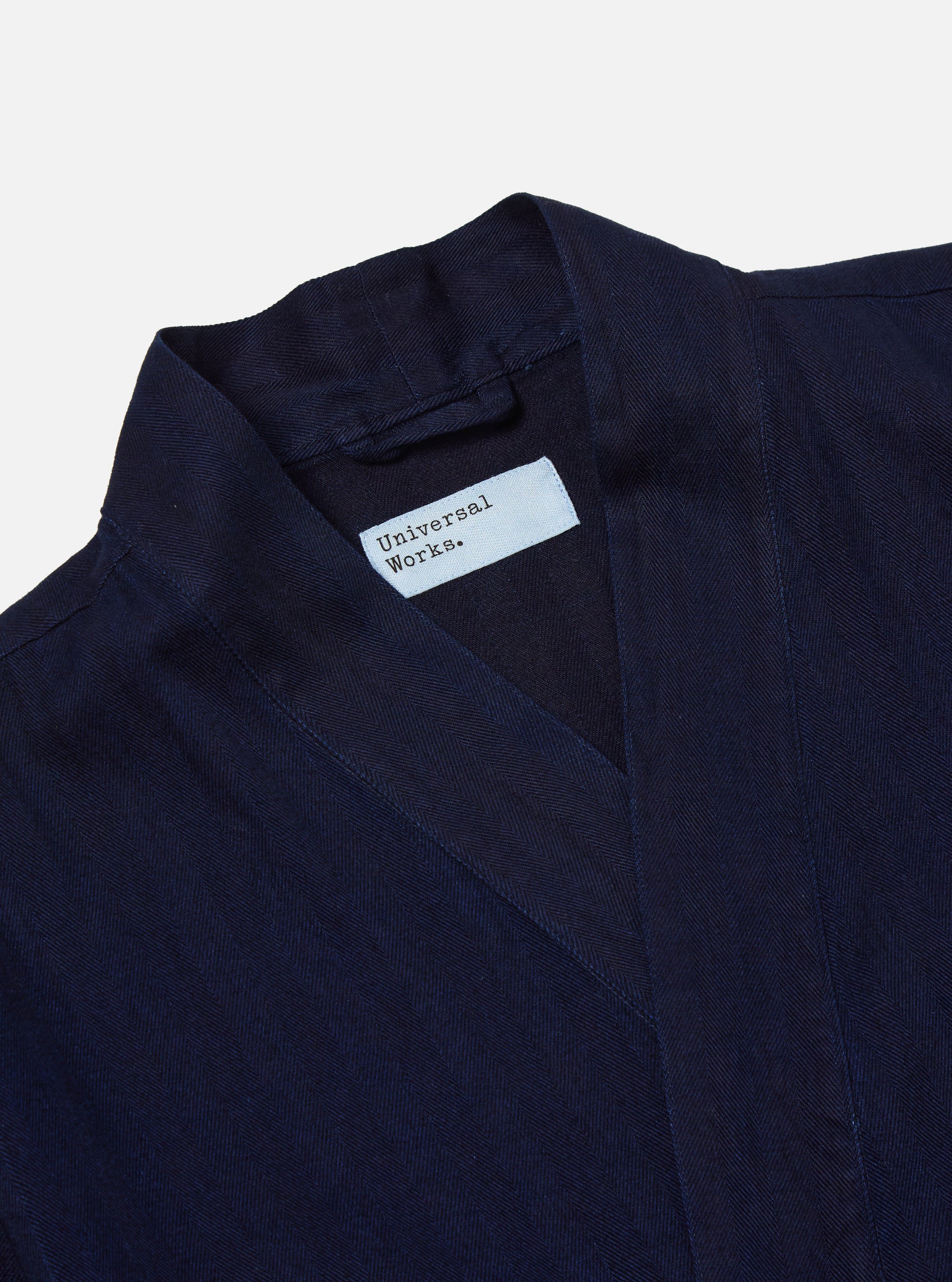 Indigo Herringbone Denim Kyoto Work Jacket
