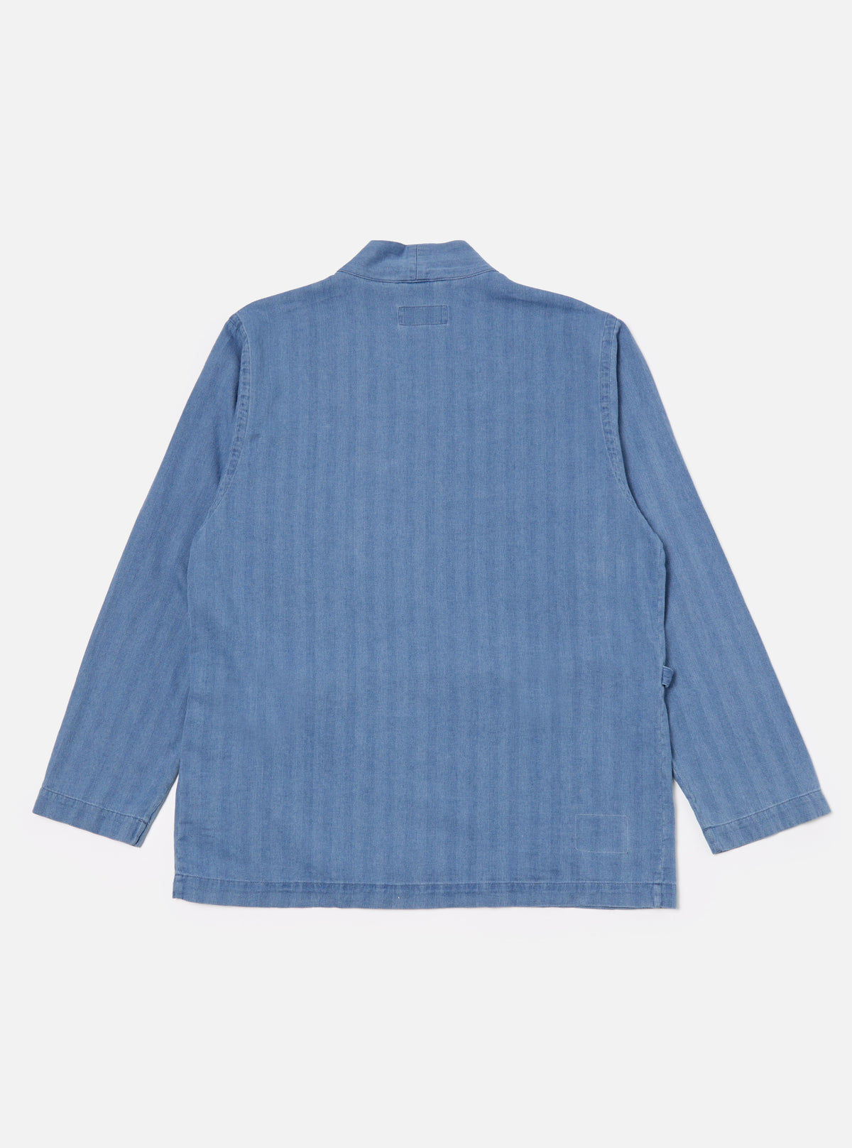 Washed Indigo Herringbone Denim Kyoto Work Jacket