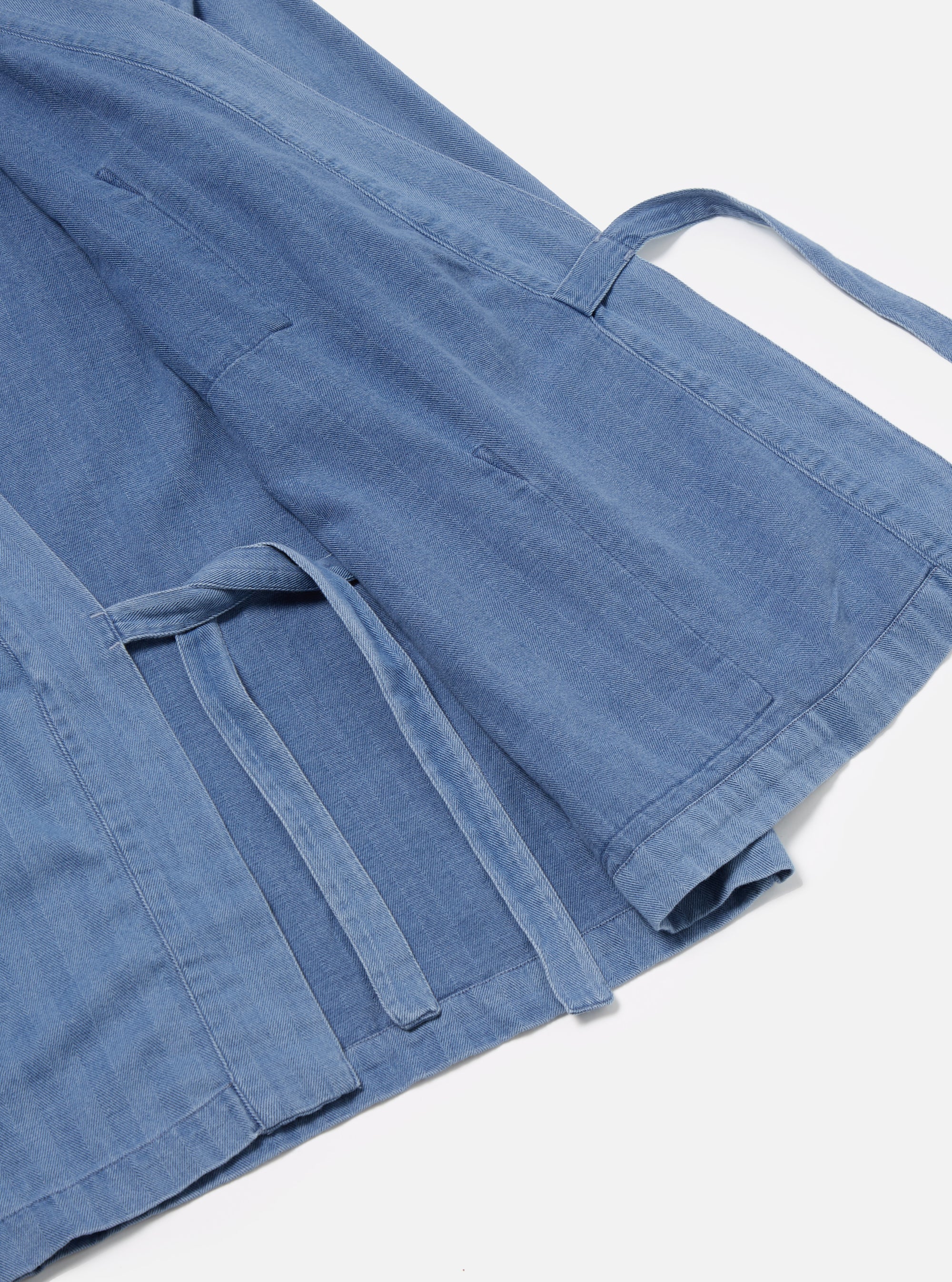 Washed Indigo Herringbone Denim Kyoto Work Jacket