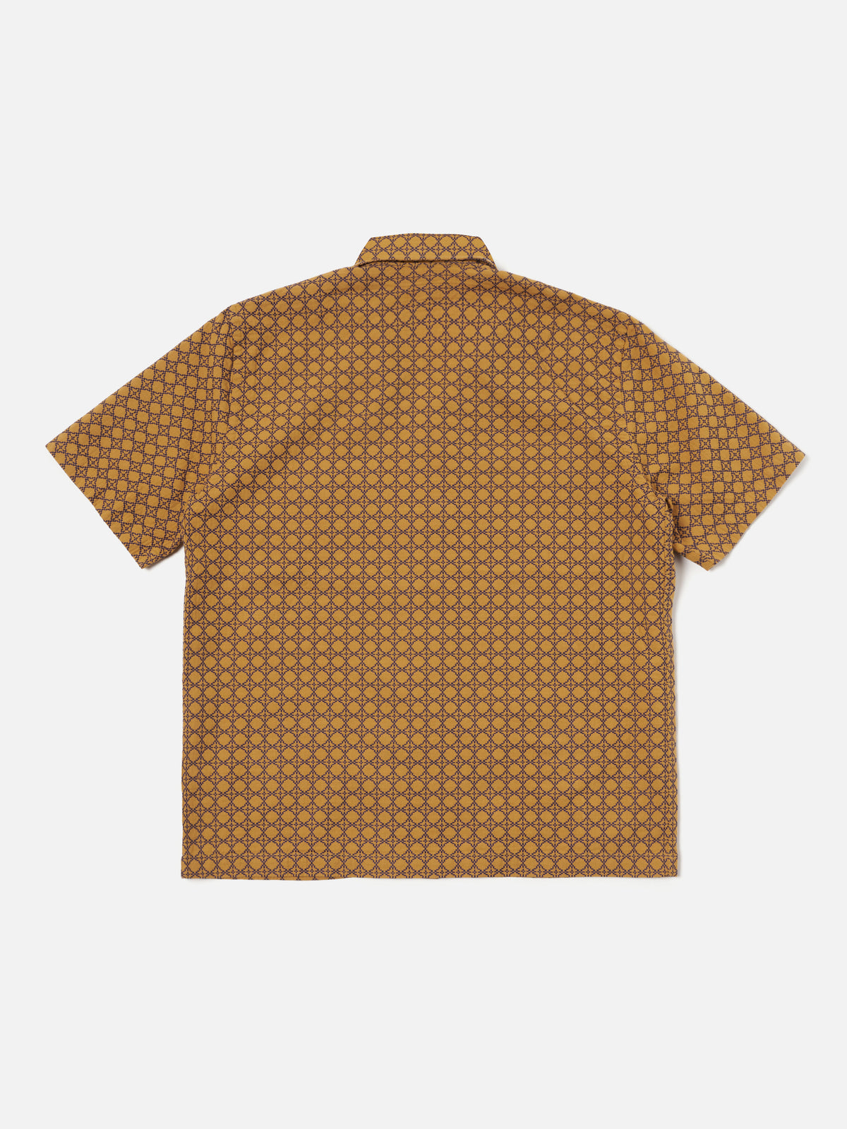 Gold/Navy Rhodes Cotton Road Shirt