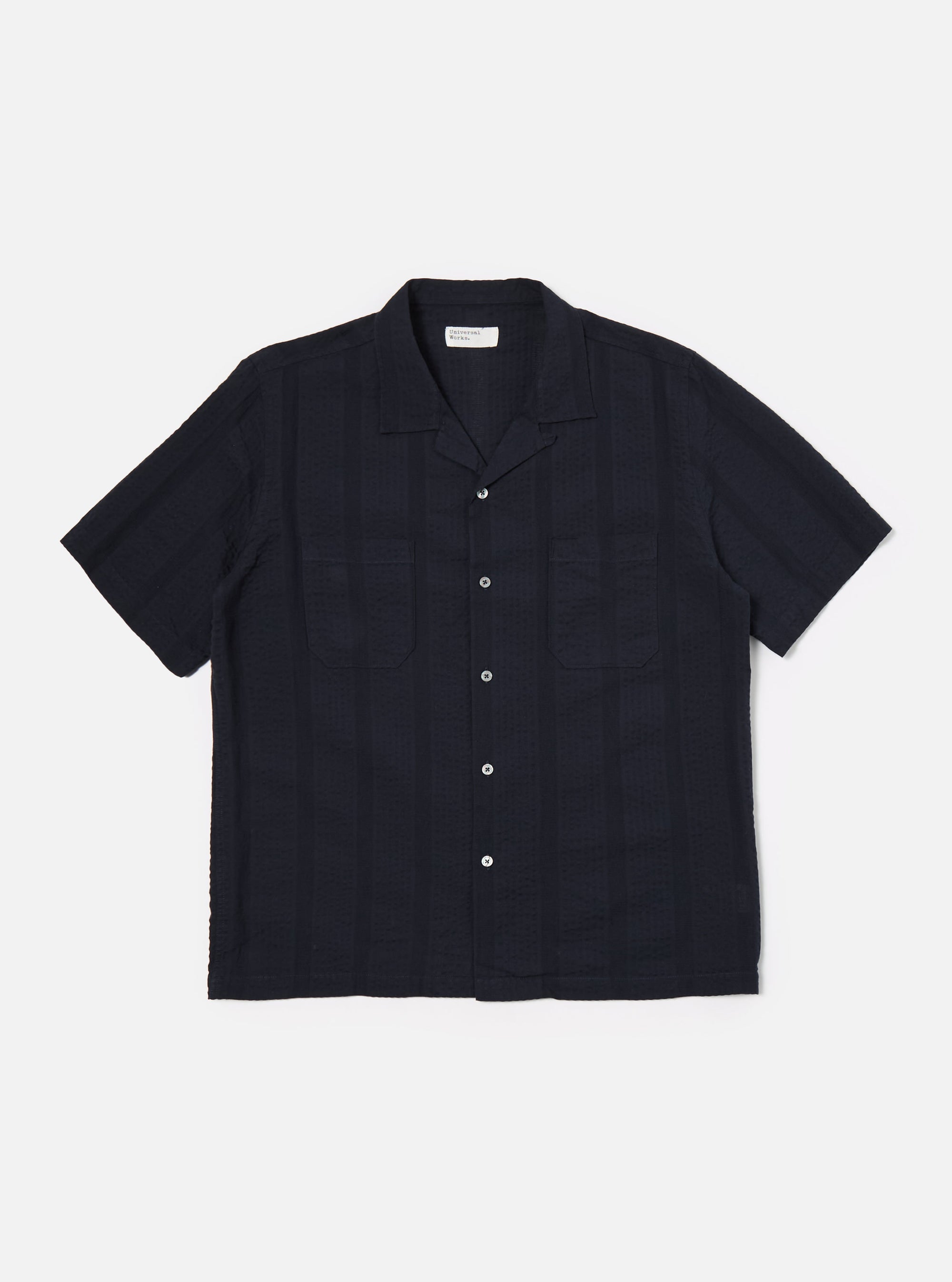 Navy Maui Cotton Sal Road Shirt