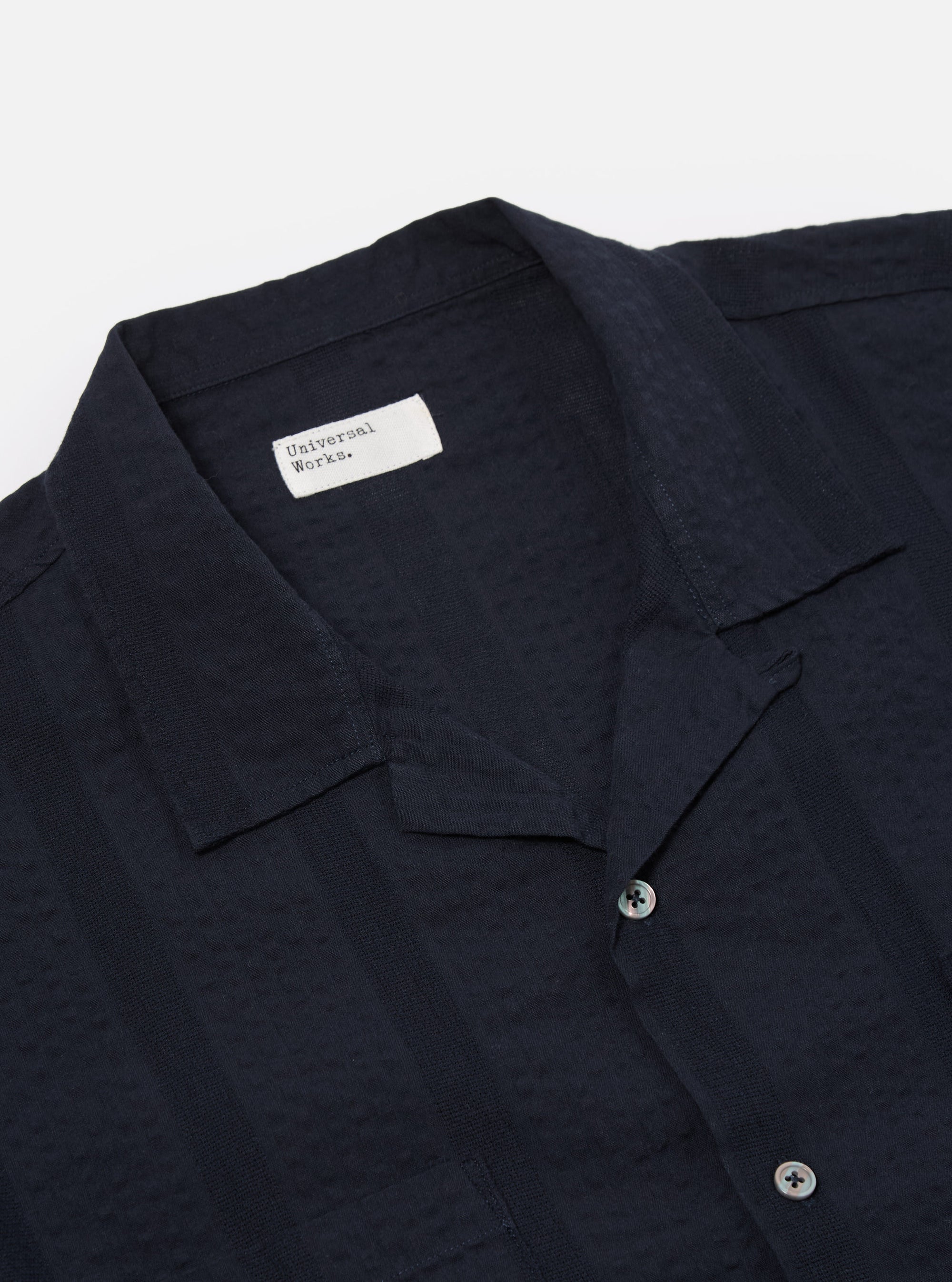 Navy Maui Cotton Sal Road Shirt