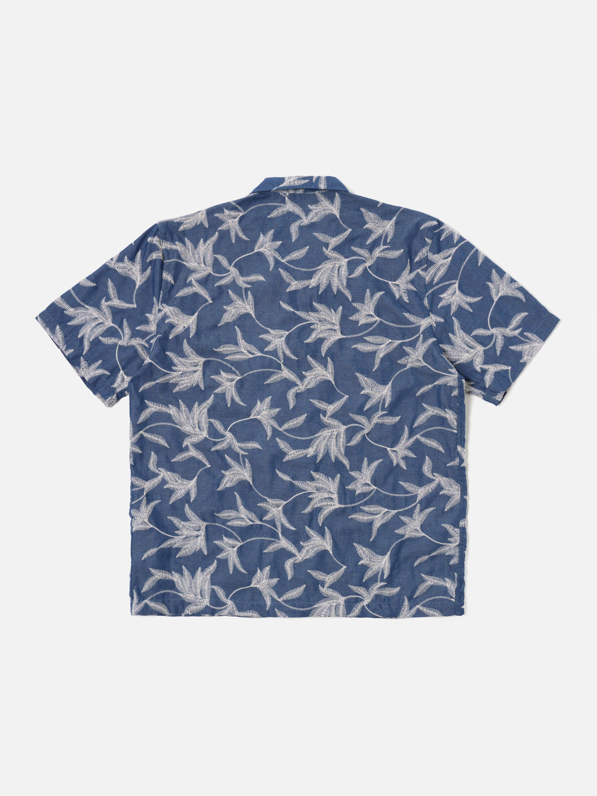 Indigo Summer Jungle Cotton Road Shirt