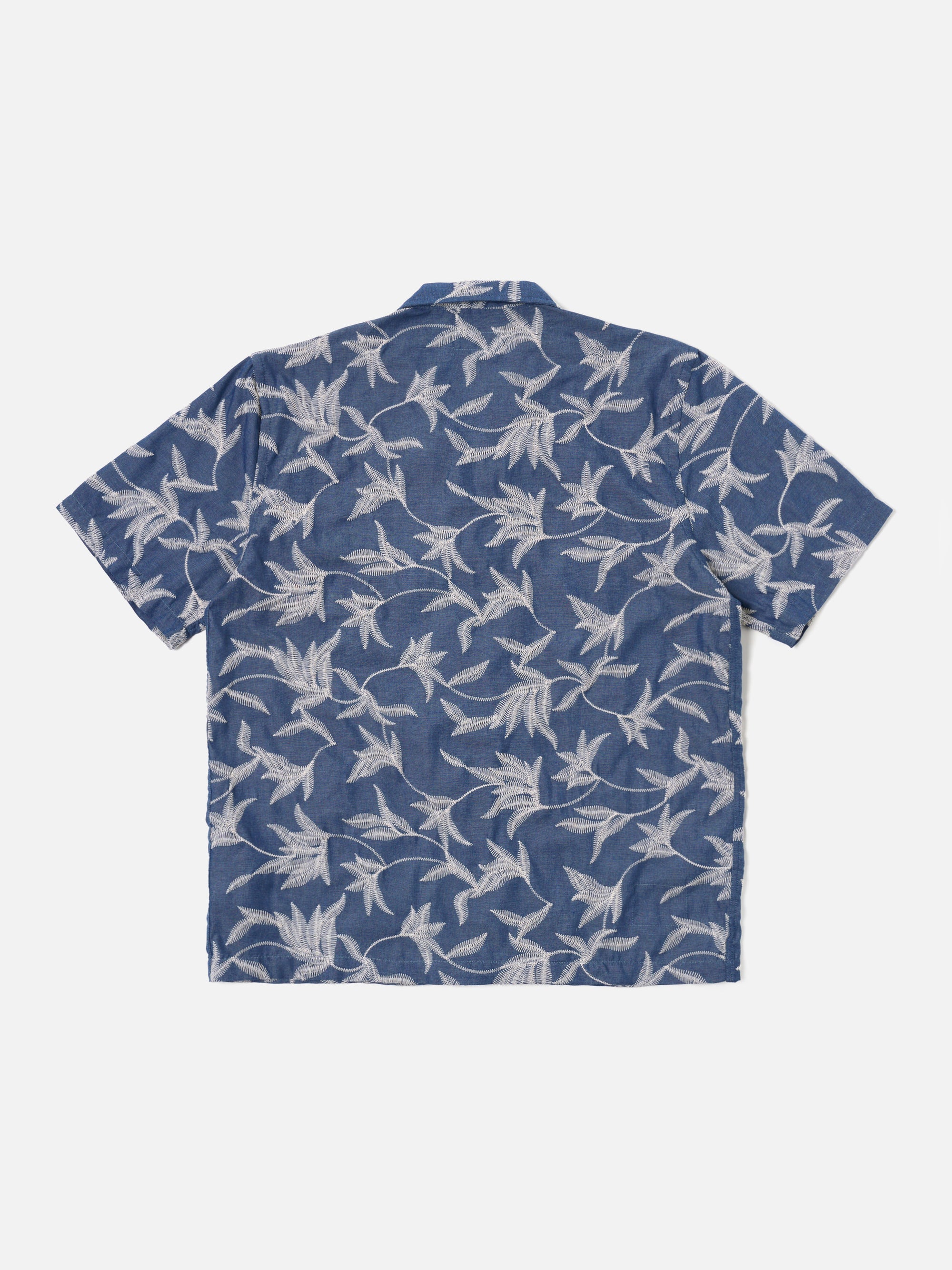 Indigo Summer Jungle Cotton Road Shirt