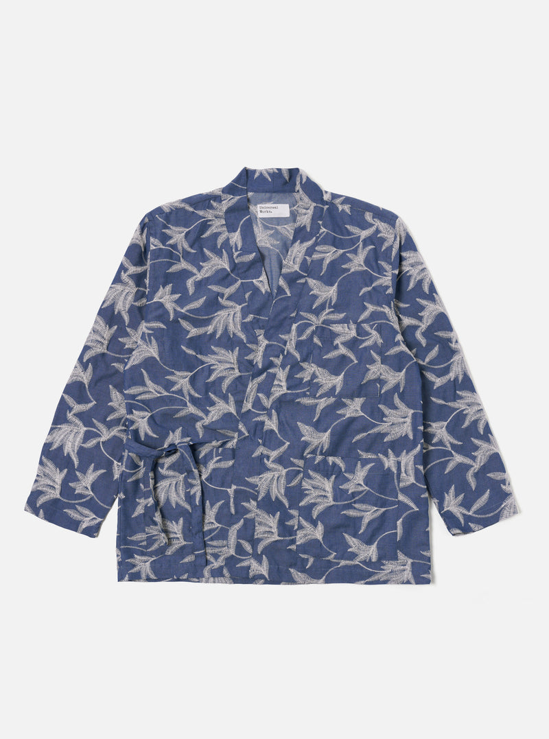 Indigo Summer Jungle Cotton Kyoto Work Jacket
