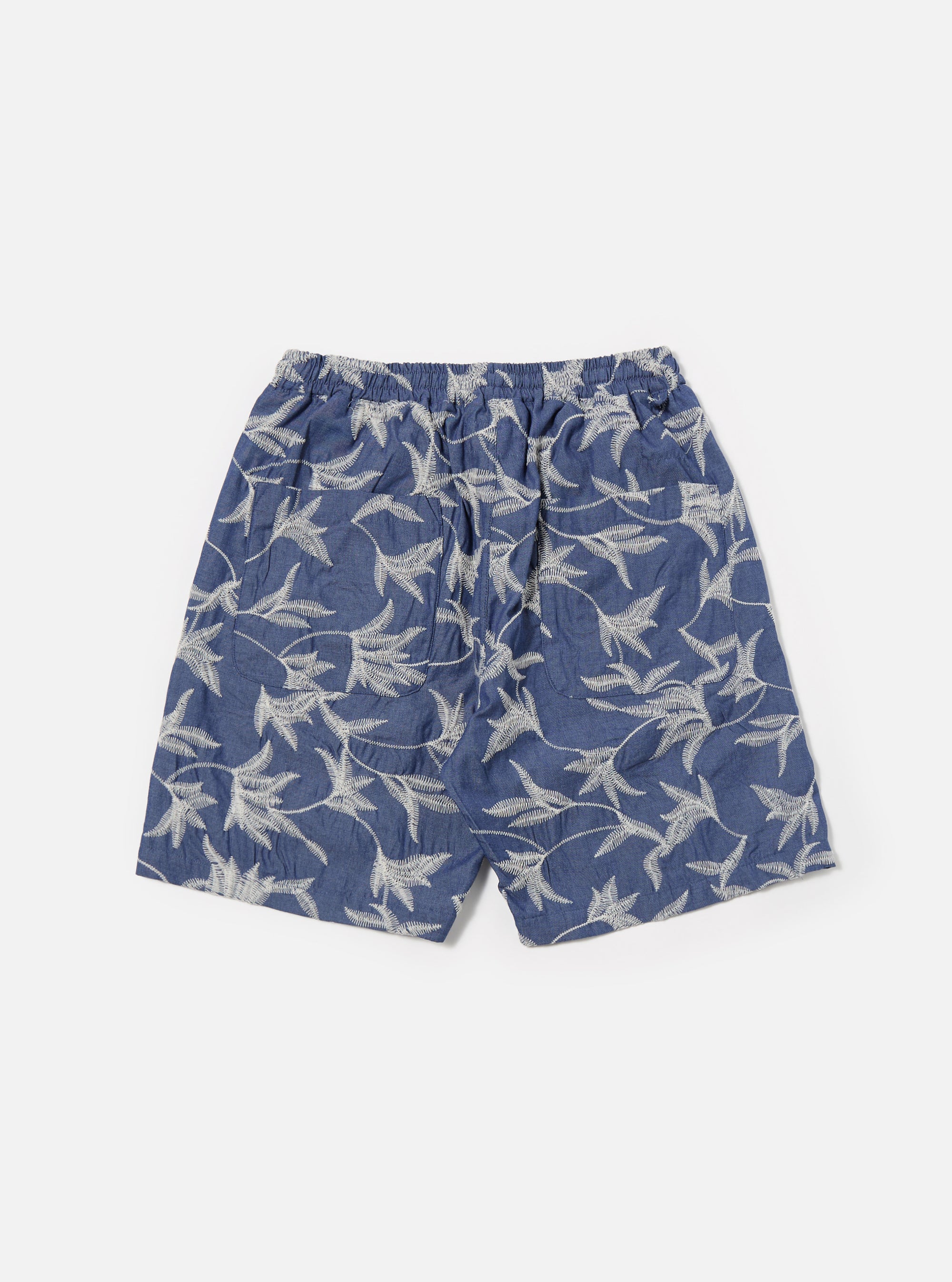 Indigo Summer Jungle Cotton Simple Short