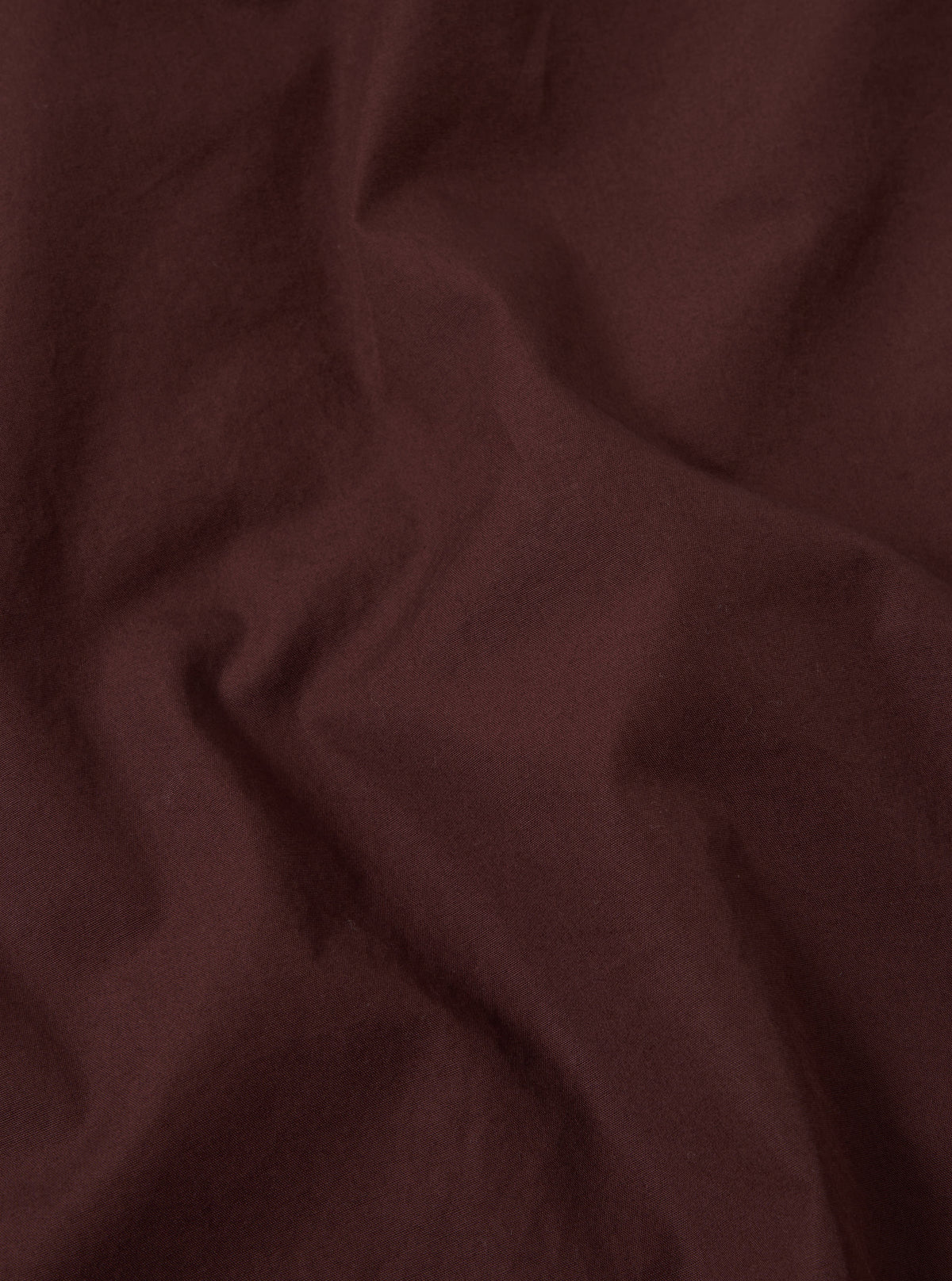 Rich Brown Organic Fine Poplin Bakers Overshirt