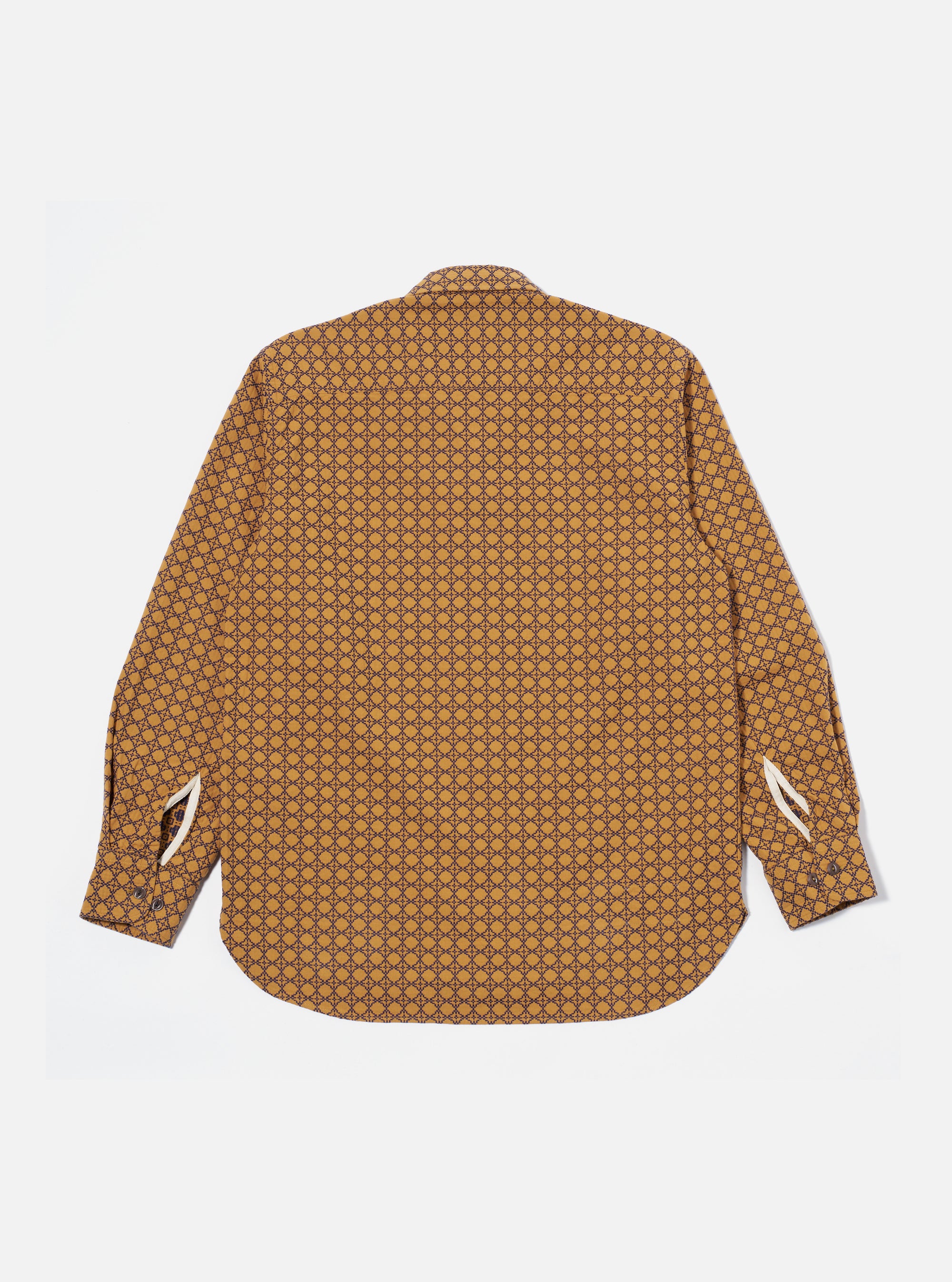 Gold/Navy Rhodes Cotton Work Shirt
