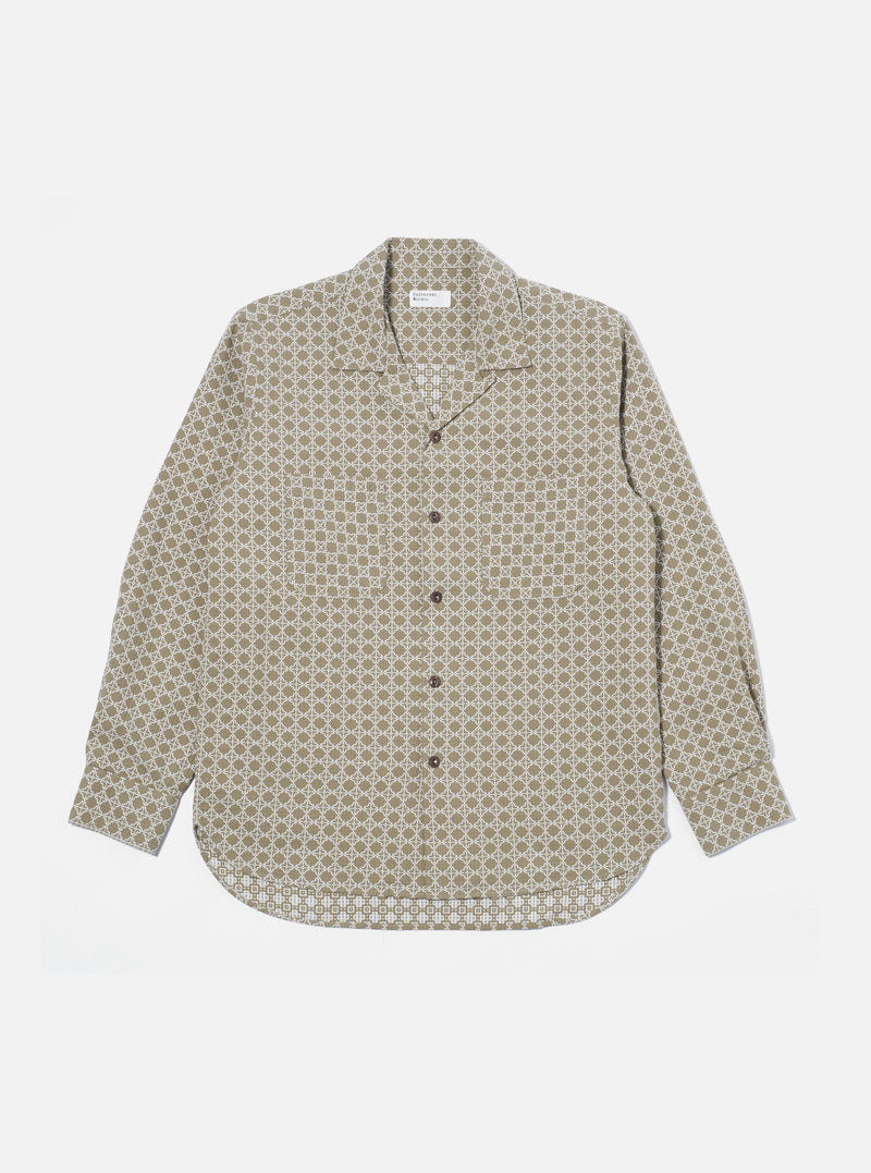 Sand/White Rhodes Cotton Work Shirt